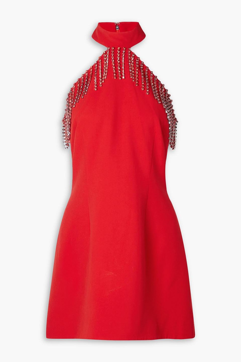 【Christopher Kane】クリスタル-embellished bodyconミニドレス Christopher Kane crystal bodycon dress