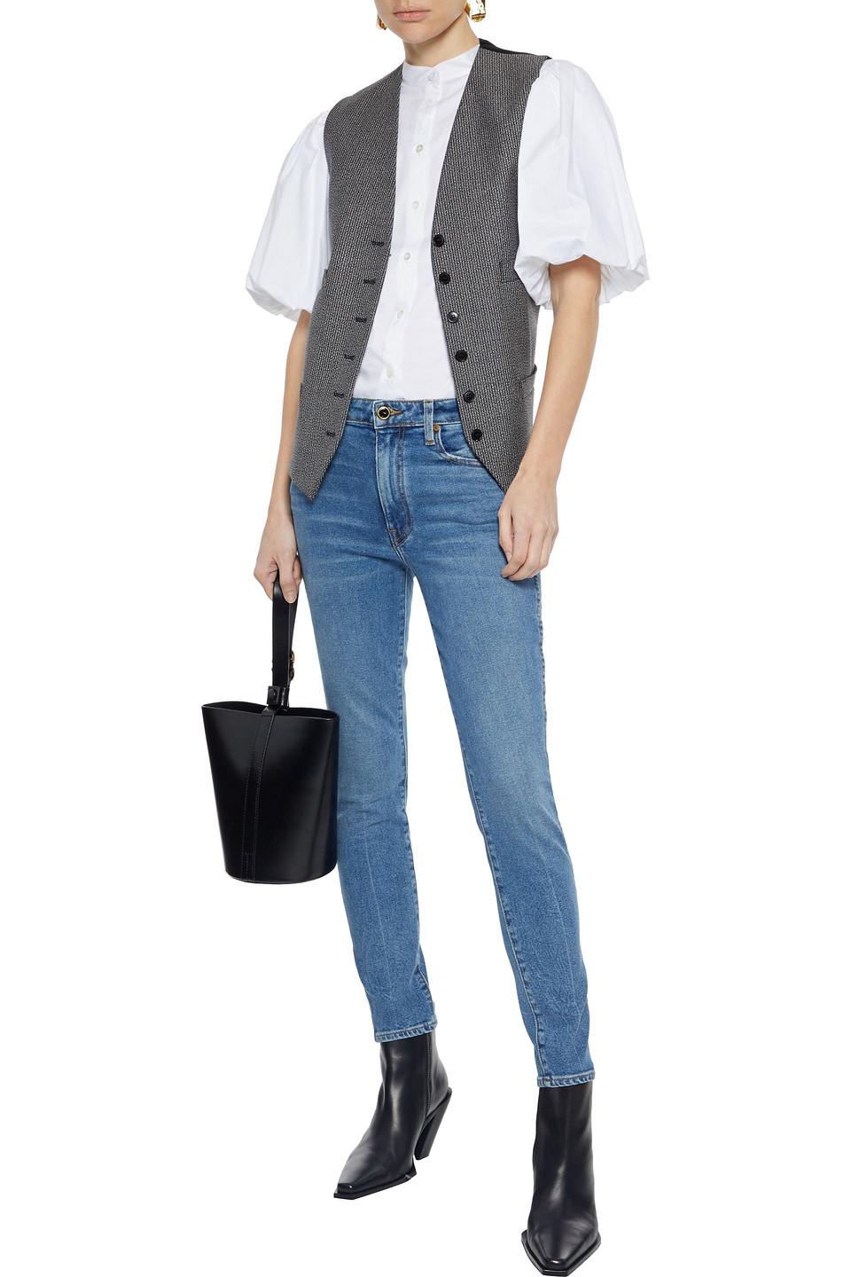 Khaite Denim Kassandra Mid-rise Skinny 