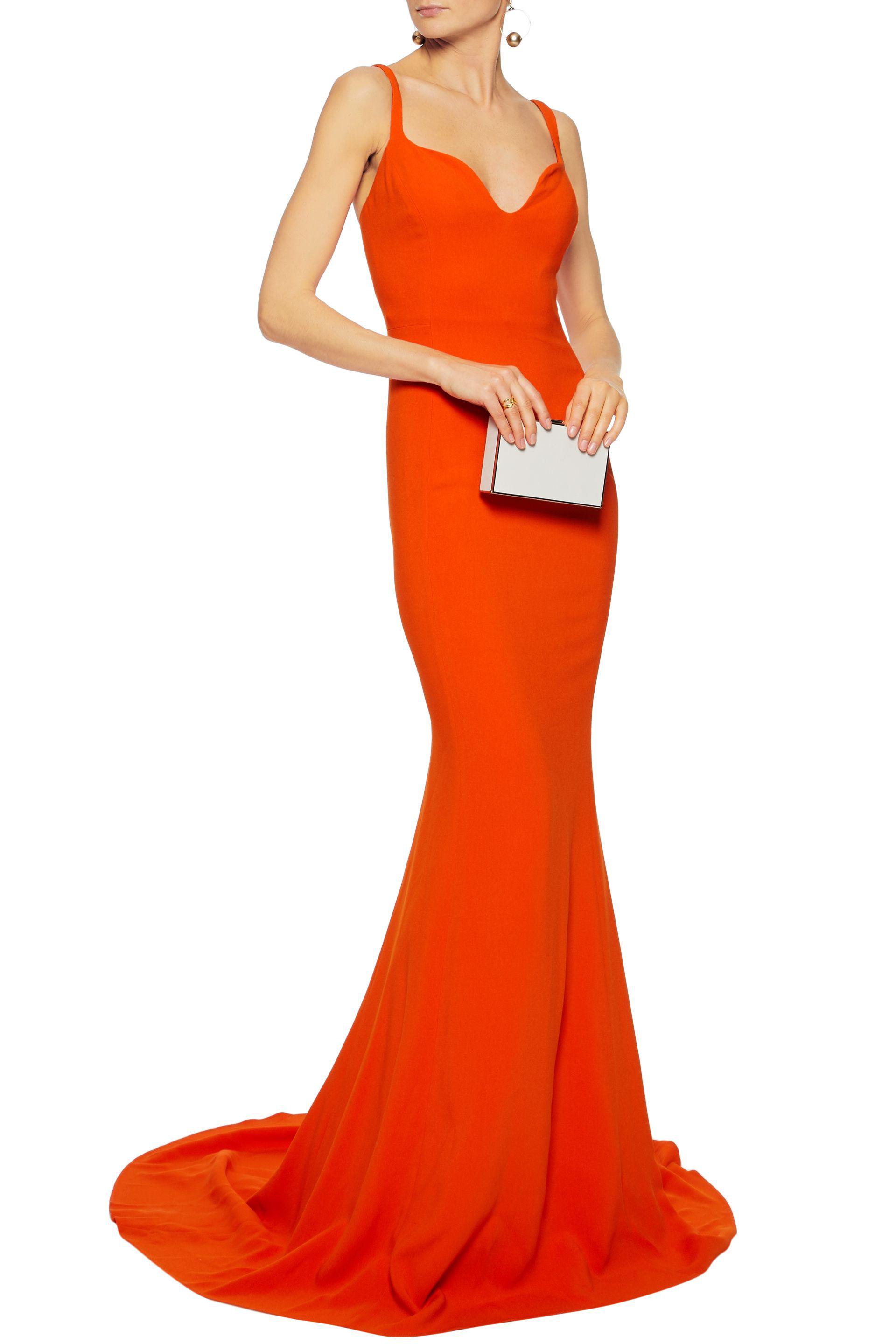 stella mccartney orange dress