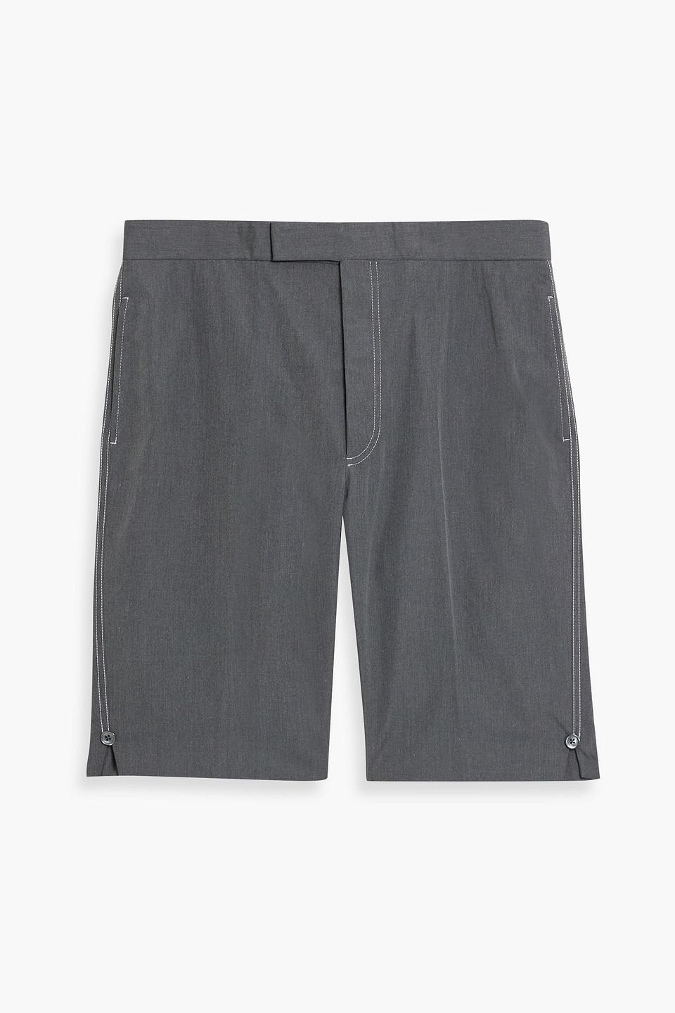ショーツ THOM BROWNE TWEED COTTON SHORTS THOM BROWNE Checked cotton-tweed shorts | THE OUTNET