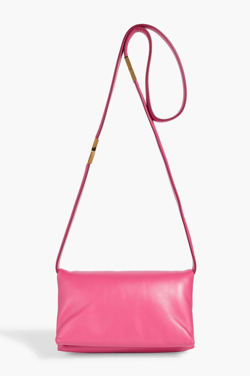 k*1様 MARNI パデッド ショルダーバッグ ピンク Marni Prisma Padded Leather Cross-Body Bag in Pink | Lyst