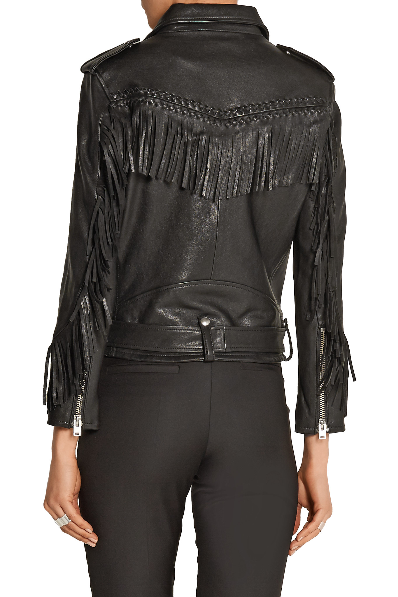 iro fringe leather jacket