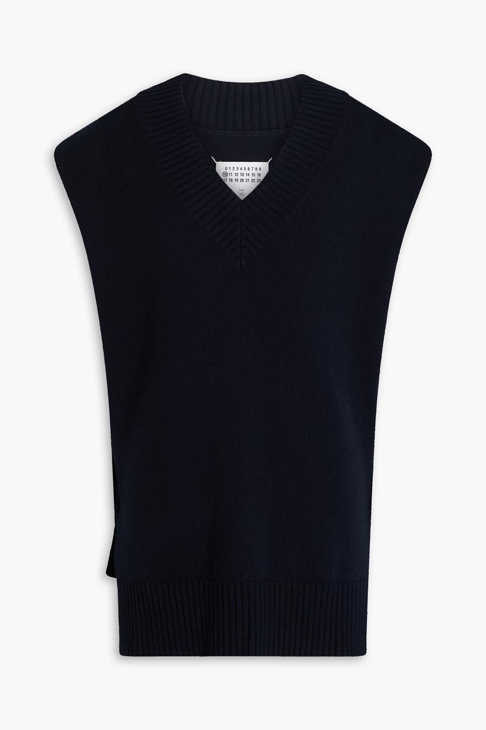 Maison Margiela 14AW Vネックケーブルニットセーター Maison Margiela 14AW Vネックケーブルニットセーター MAISON