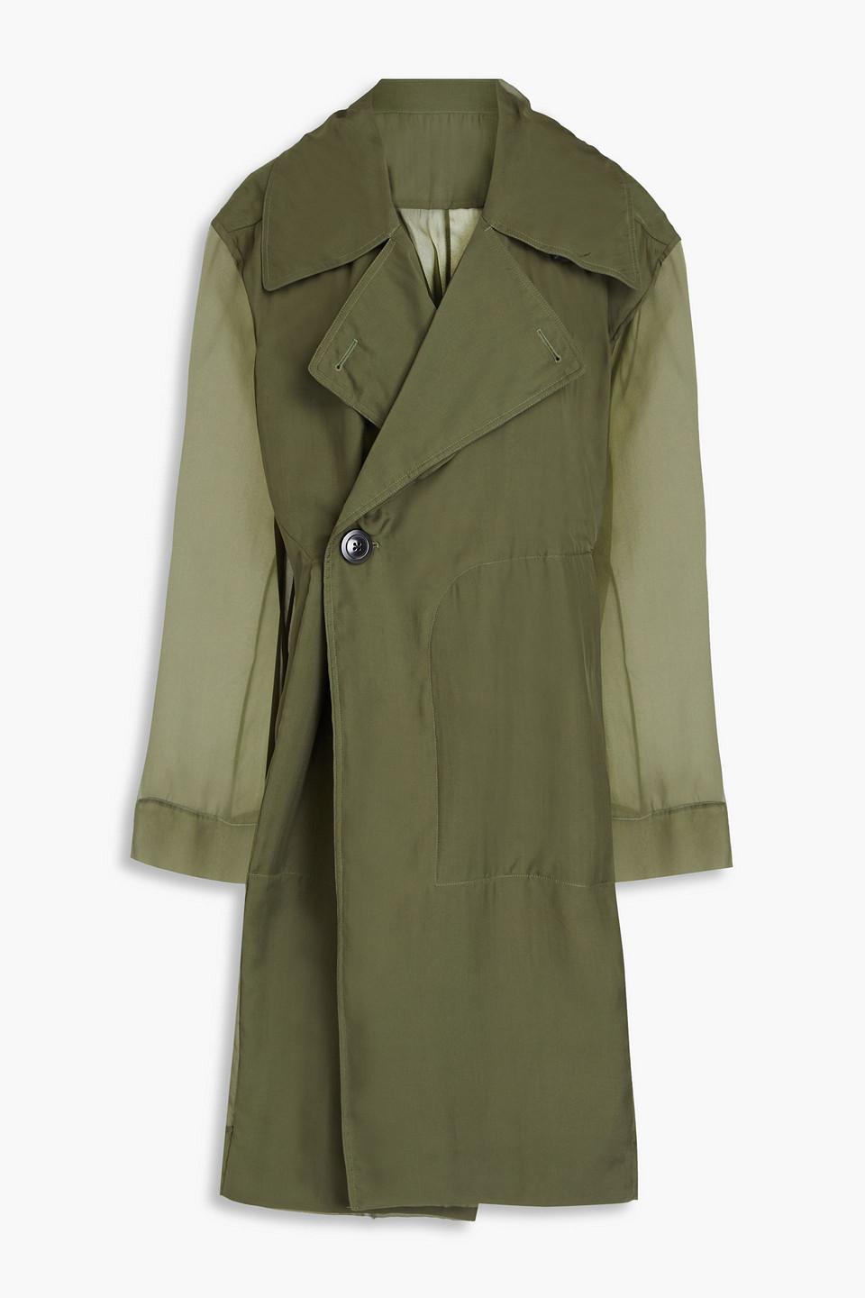 Rick owens trench sale
