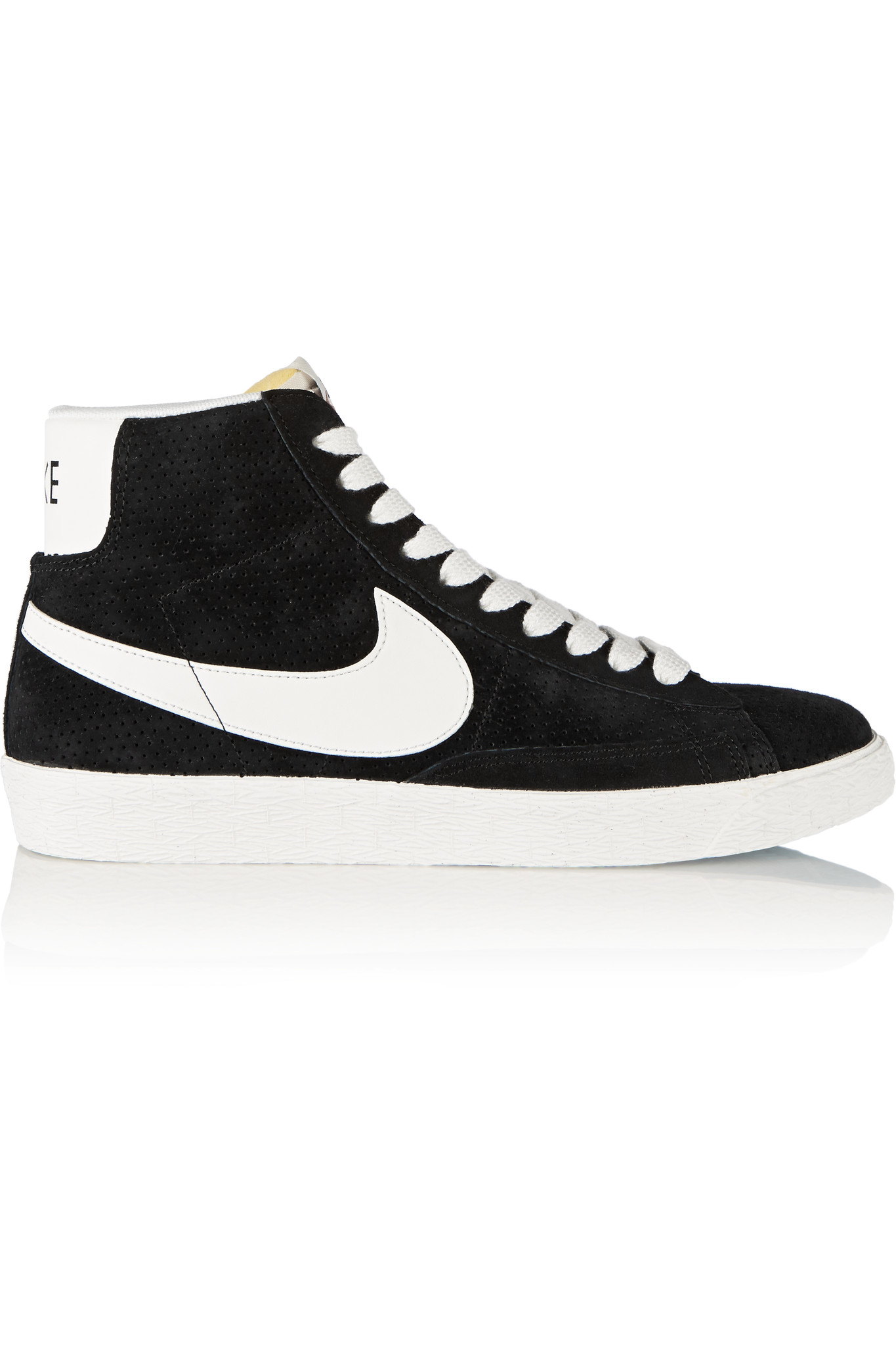 nike black suede high tops