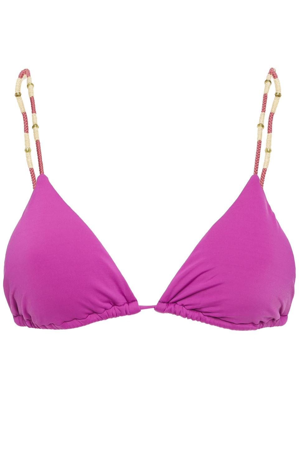 ViX Synthetic Laura Triangle Bikini Top Magenta in Purple - Lyst