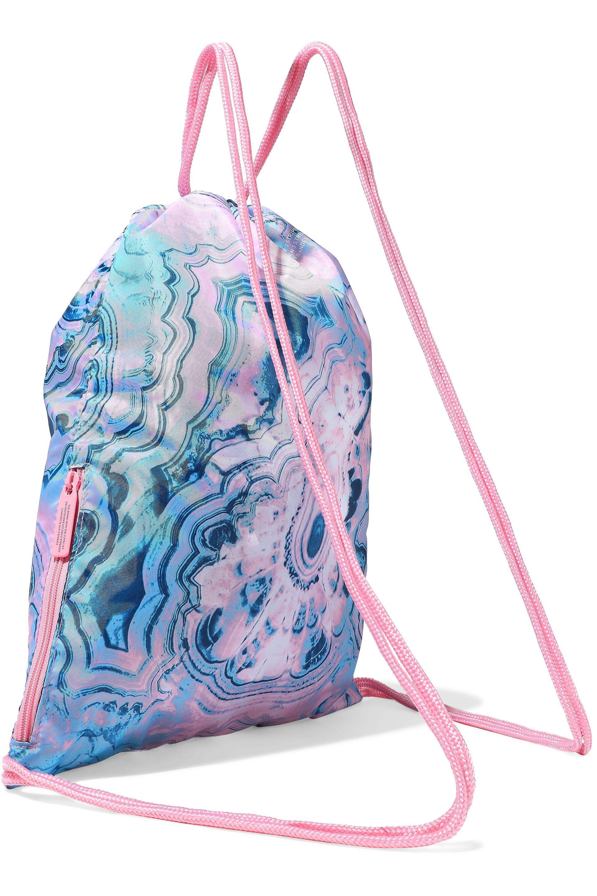adidas originals pink print backpack