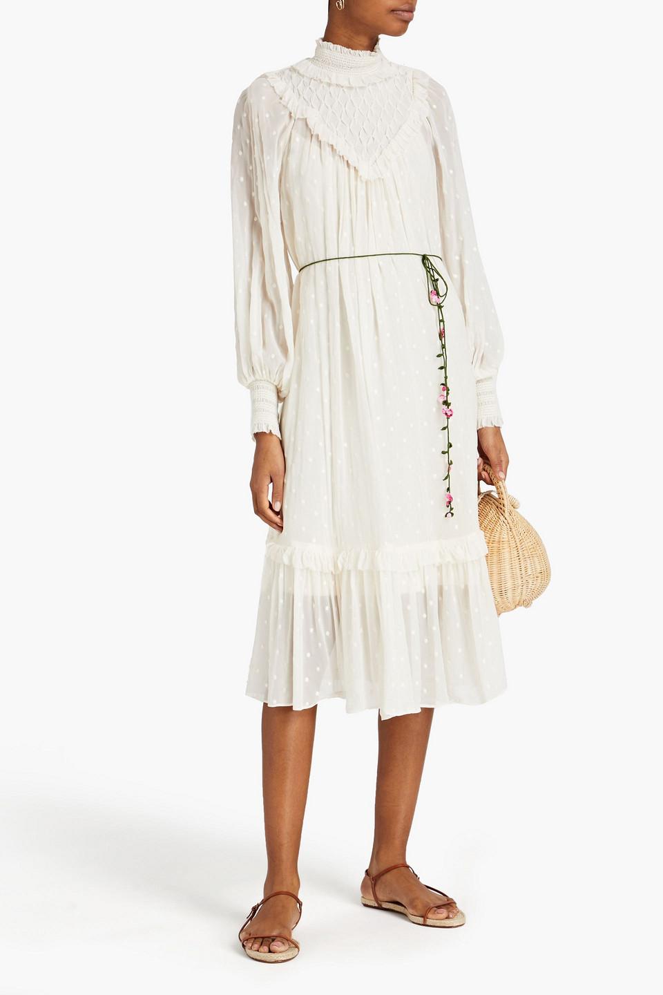 Zimmermann Synthetic Smocked Swiss-dot 
