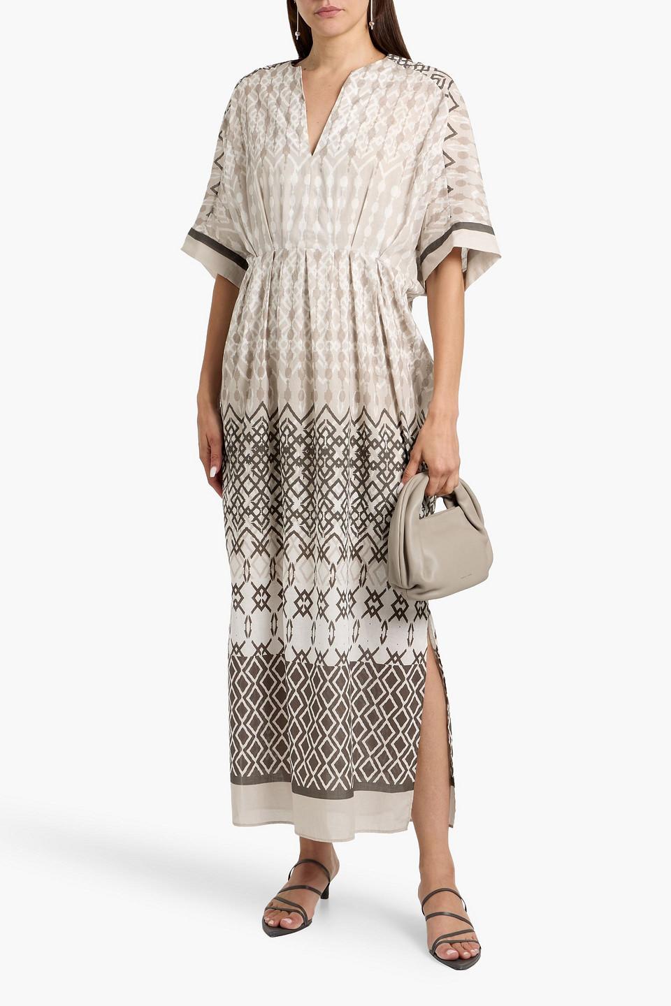 【BRUNELLO CUCINELLI】シュミーズドレス Designer girl's dresses and jump suits | Brunello Cucinelli