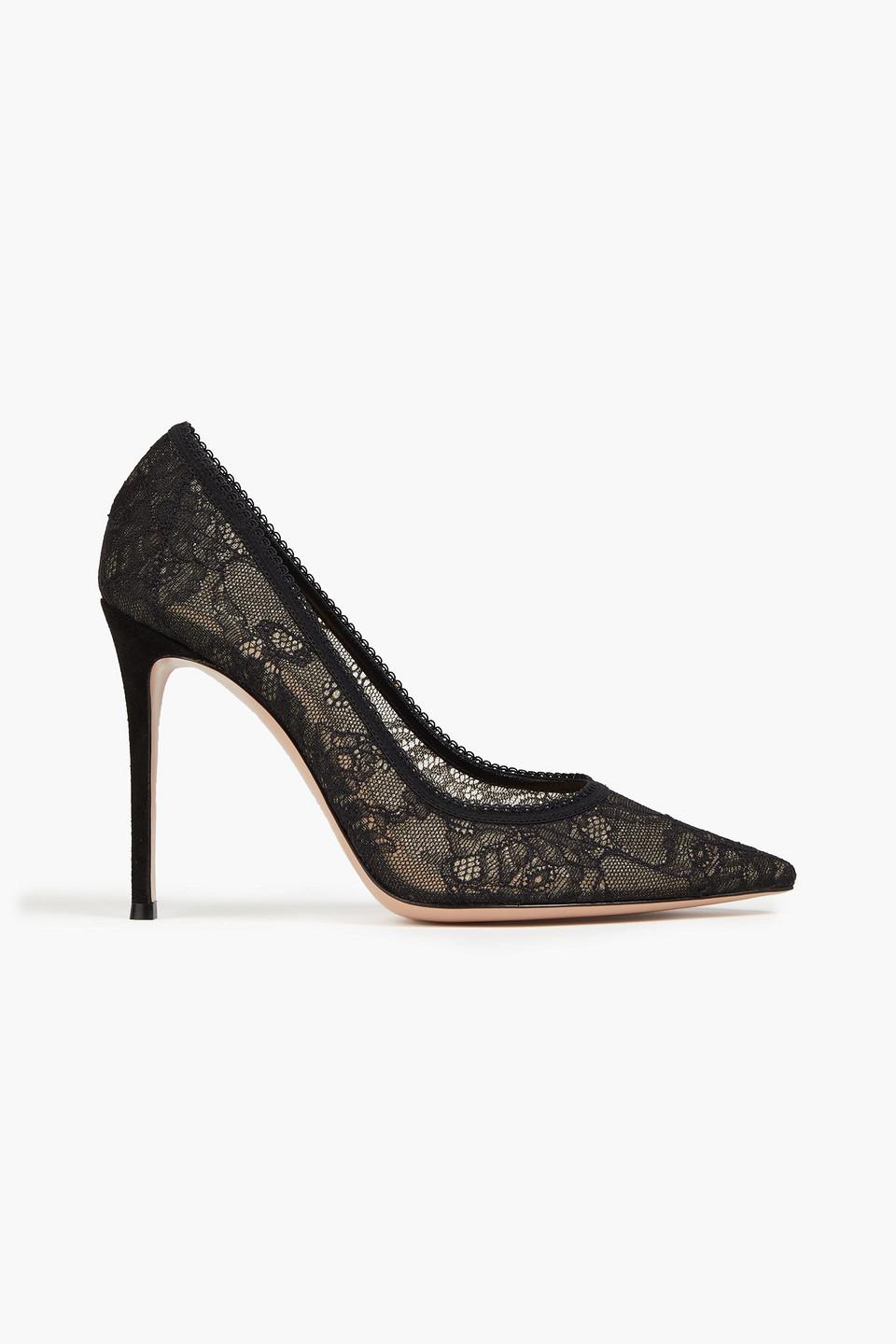 Gianvito rossi lace pumps sales