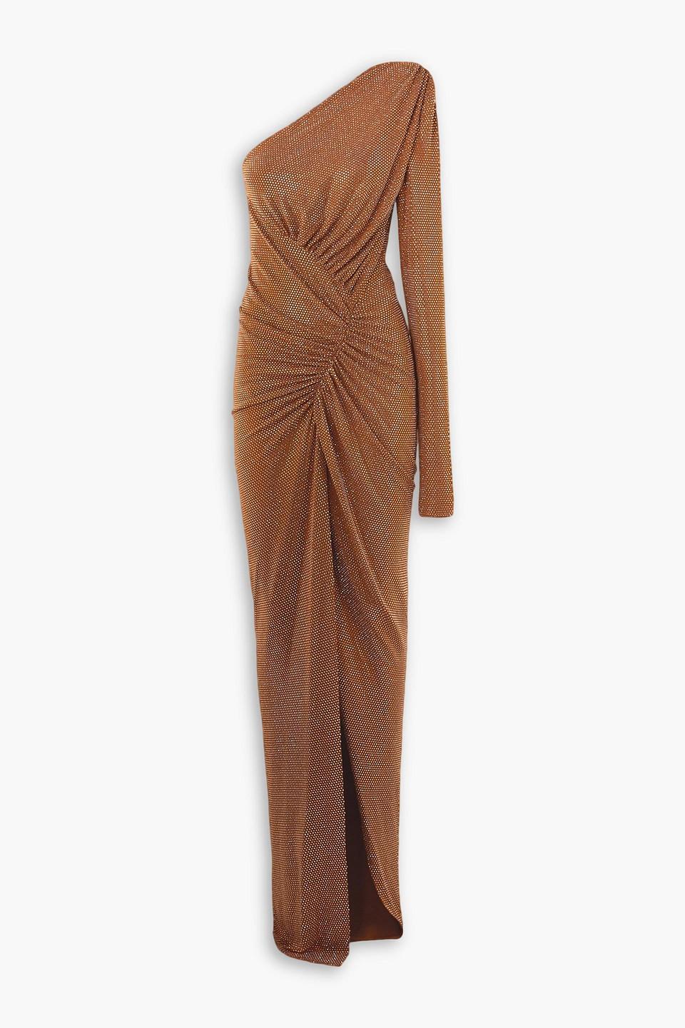 open lace back dress Alexandre VAUTHIER: Asymmetric Long Sleeve Dress