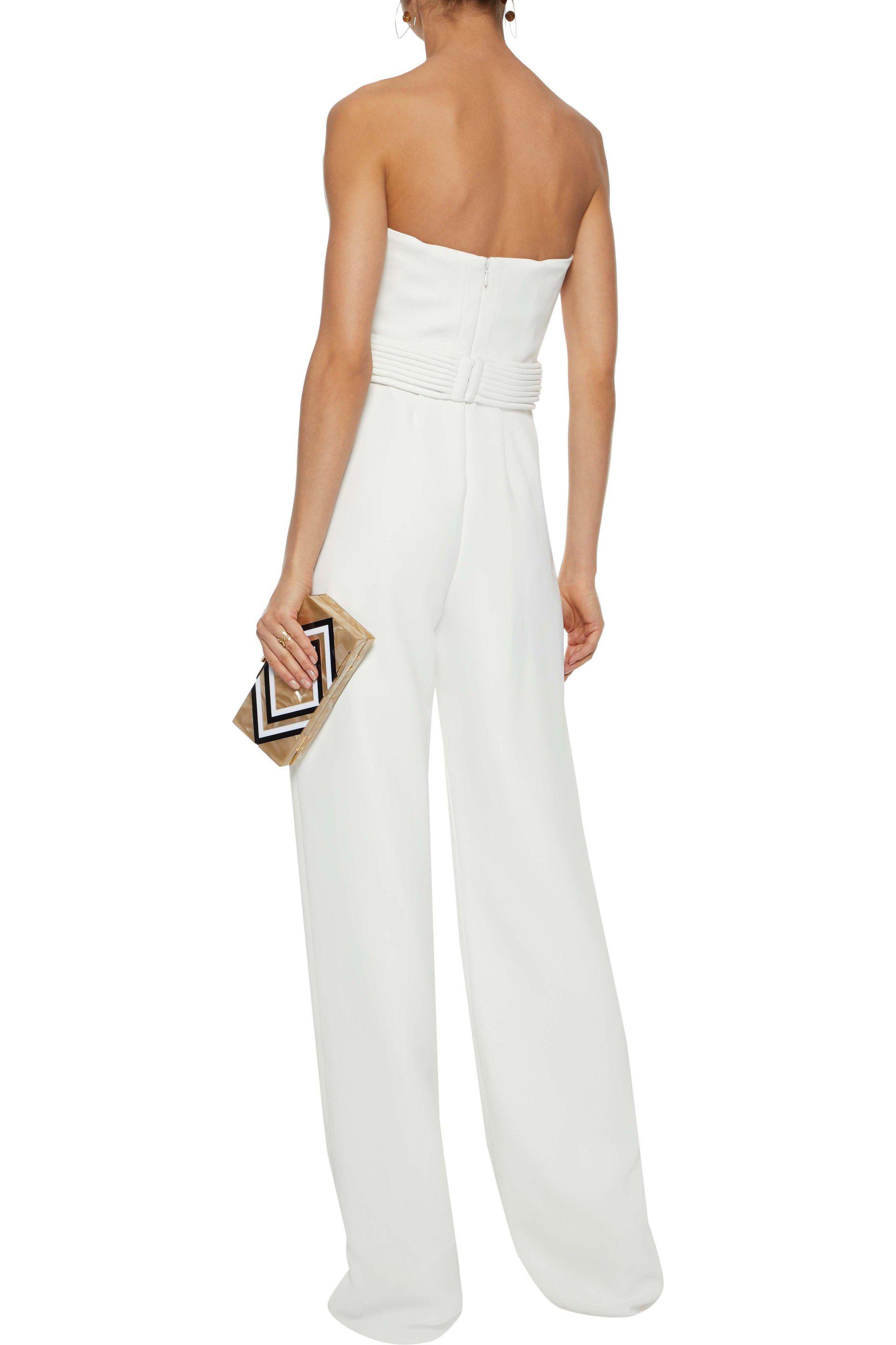 white gauze jumpsuit