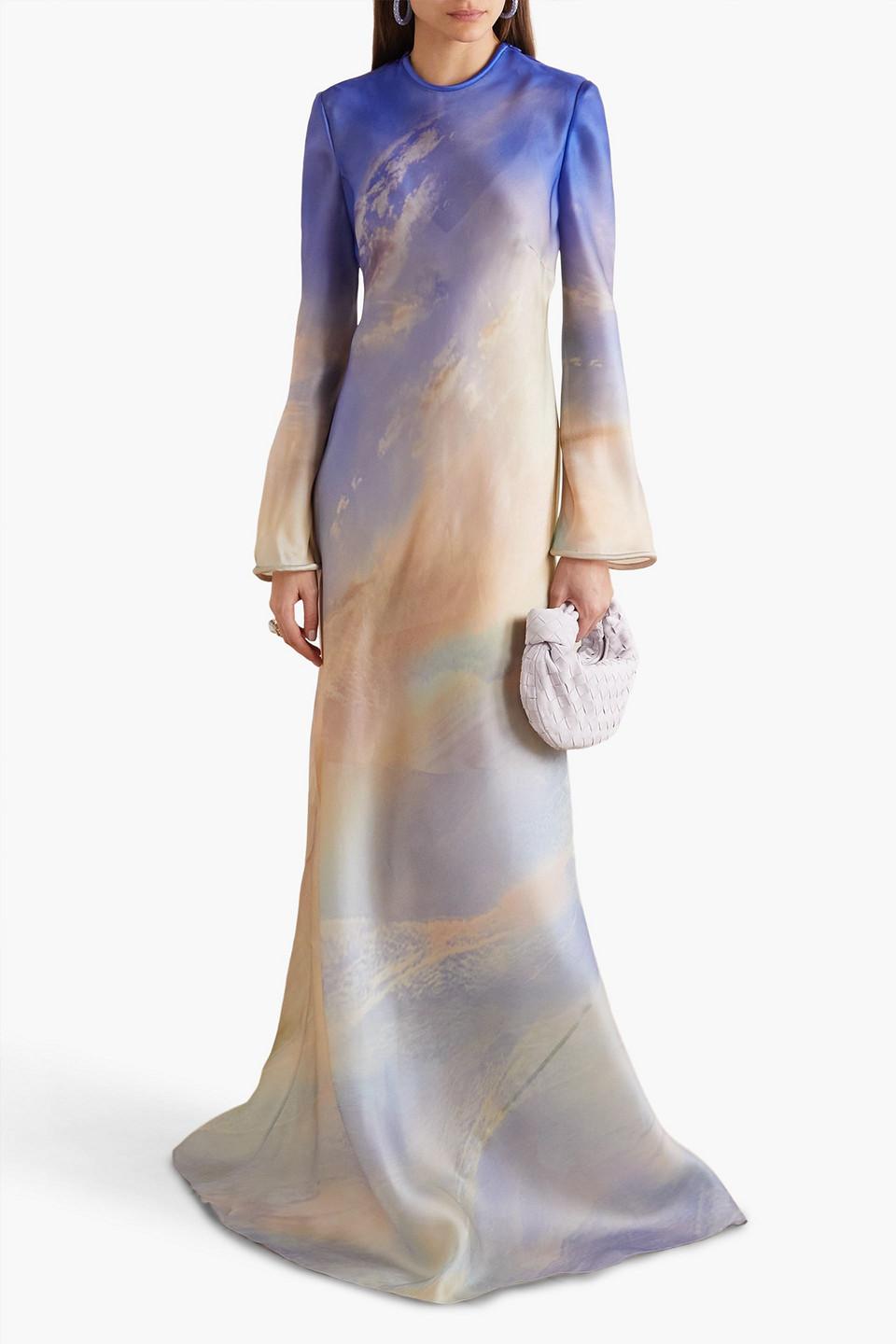 blue picnic dress Ebba Midi Dress