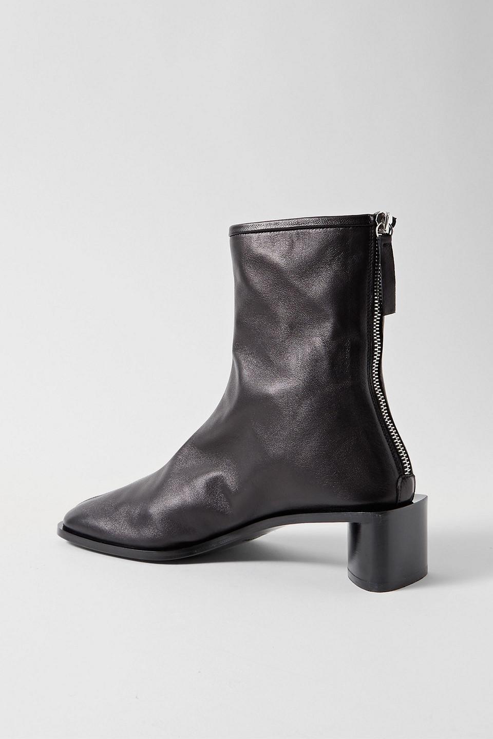 Acne Studios Leather Ankle Boots in Black Lyst