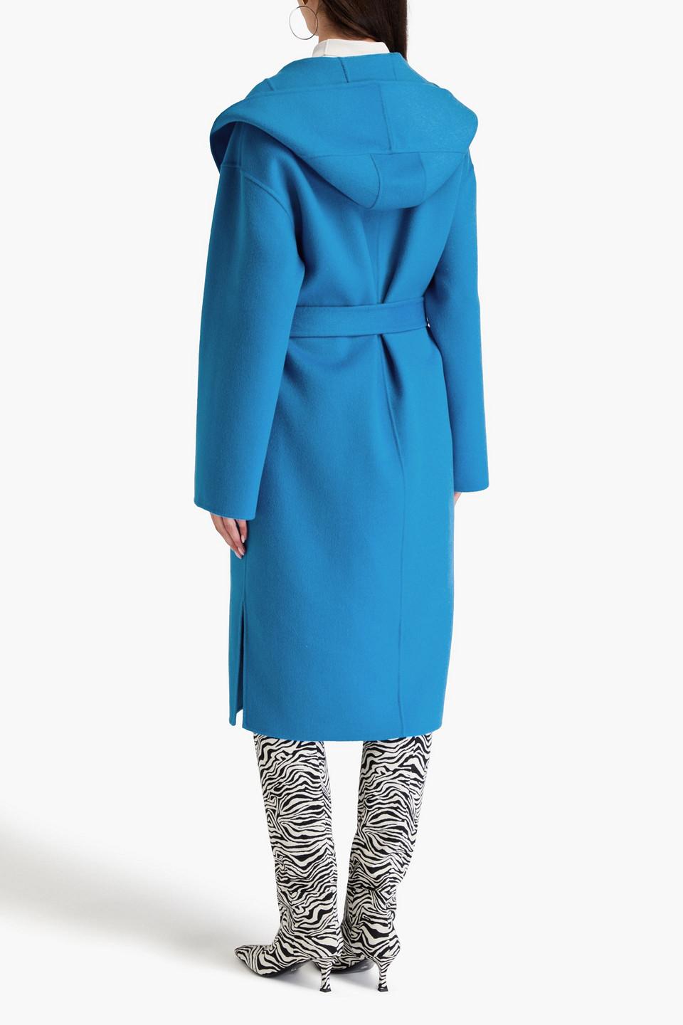 【DIANE VON FURSTENBERG】ウールフェルト コート DIANE VON FURSTENBERG ウールフェルト フード付きコート | THE