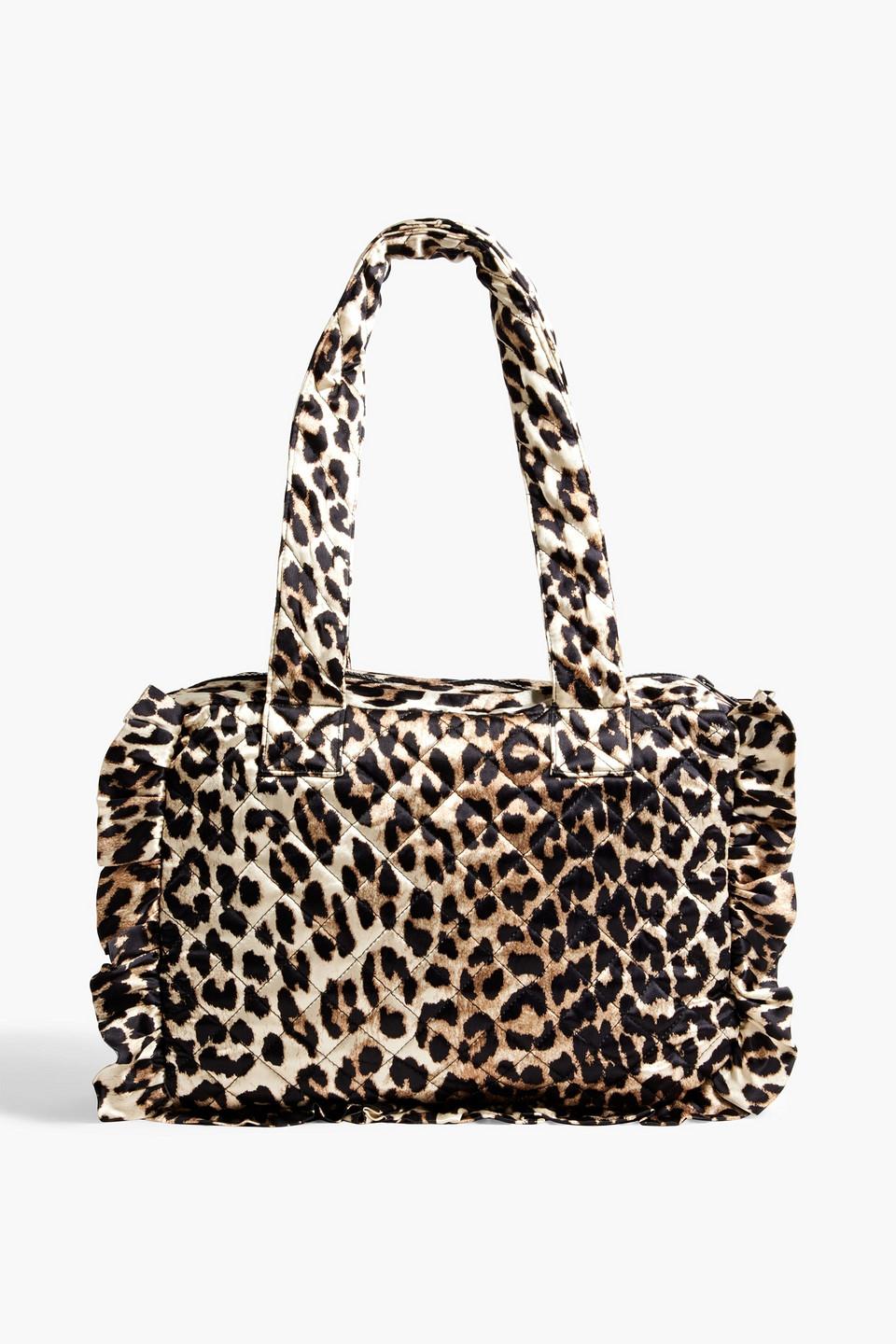 23814円 【オープニング大セール】 ガニー レディース トートバッグ バッグ leopard-print tote bag 943 LEOPARD