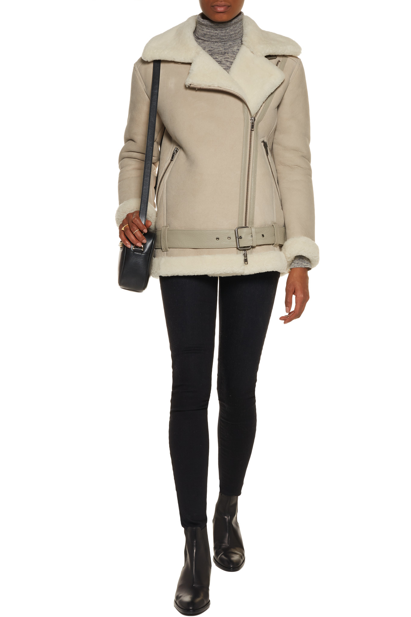 muubaa shearling jacket