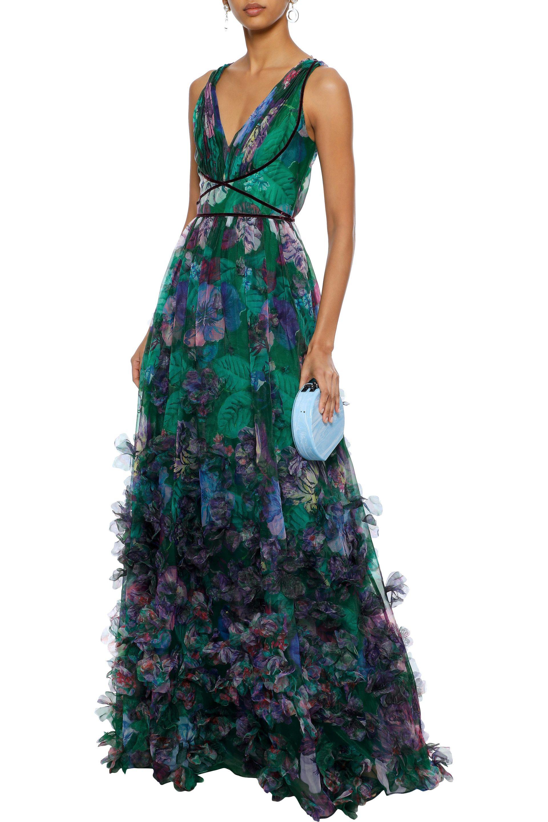 Marchesa notte Synthetic A-line Dress ...