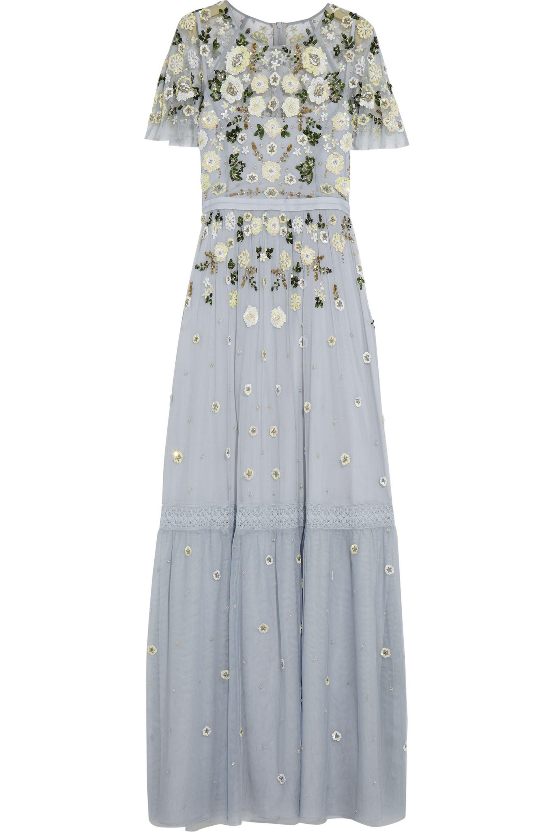 needle and thread light blue dress