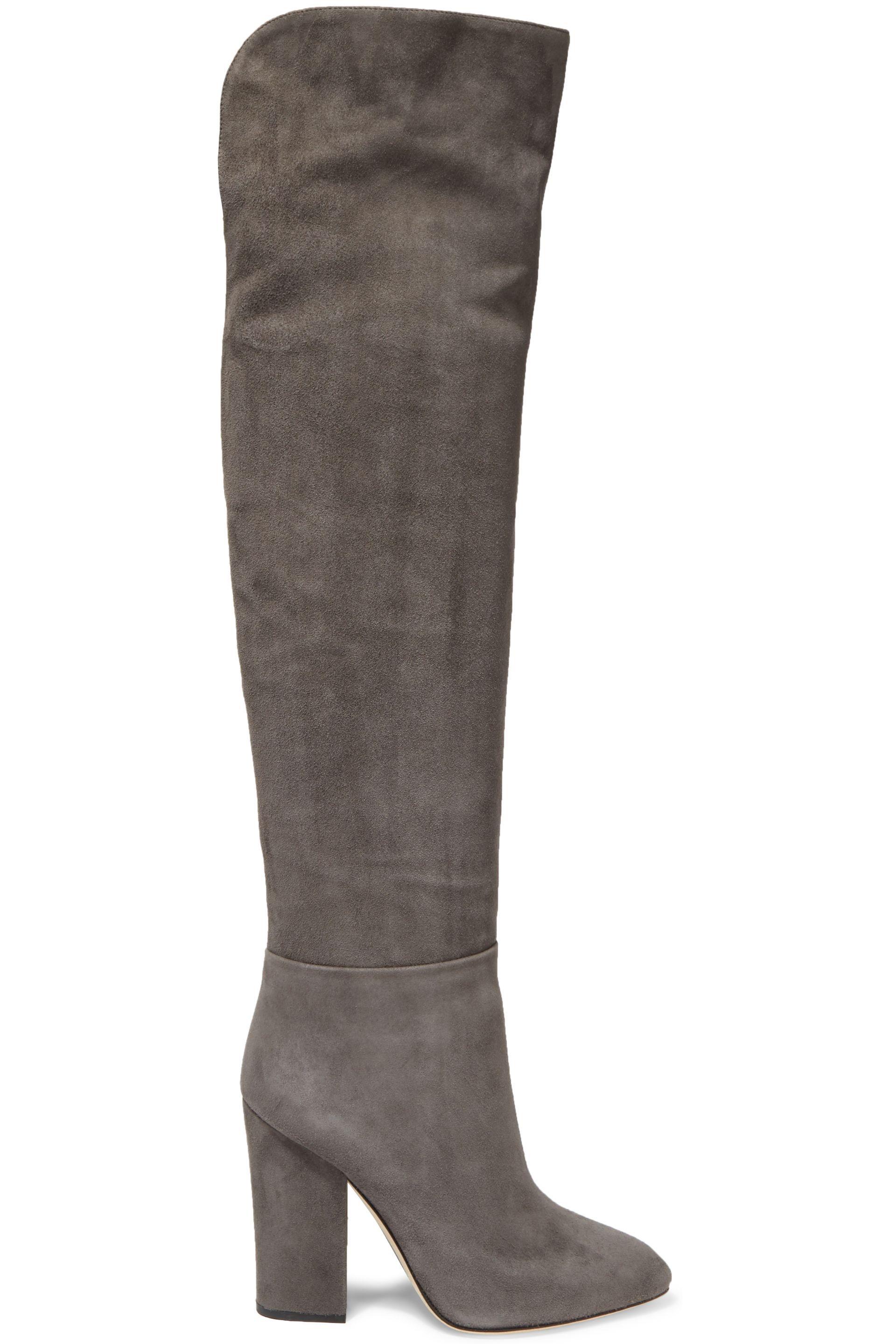 sergio rossi suede booties