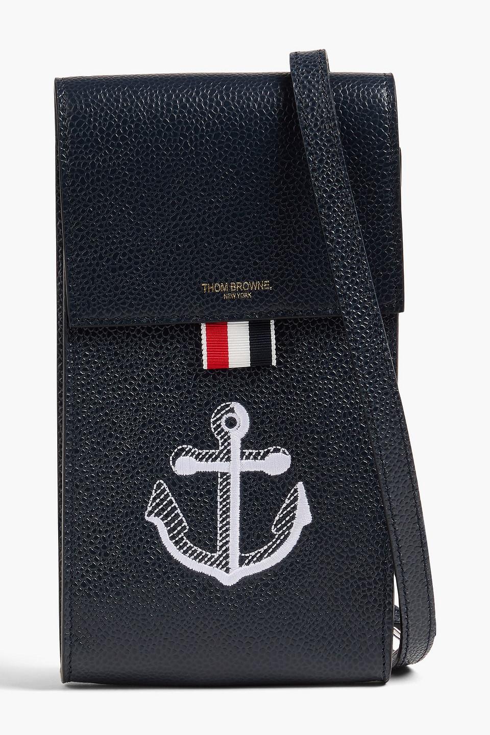 thom-browne-Blue-Embroidered-