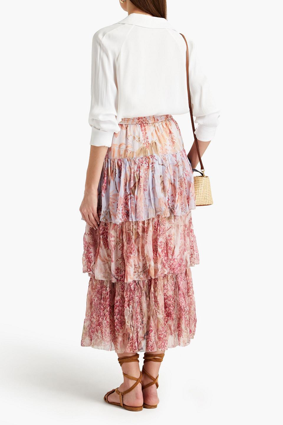 Zimmermann Botanica Tiered Floral-print 