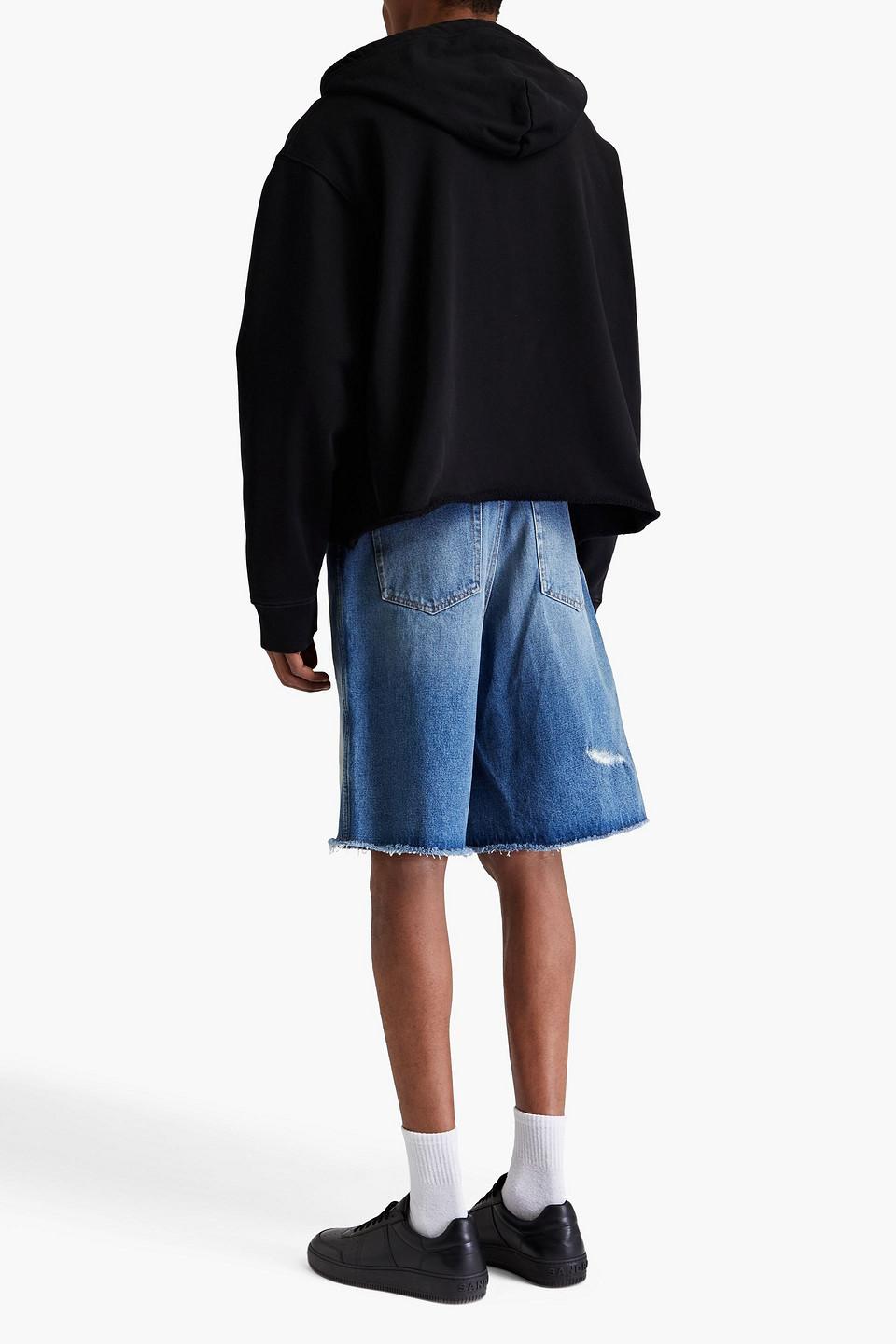 MAISON MARGIELA★素敵！French cotton-terry sweatshirt MM6 by Maison Martin Margiela Printed French Cotton-Terry