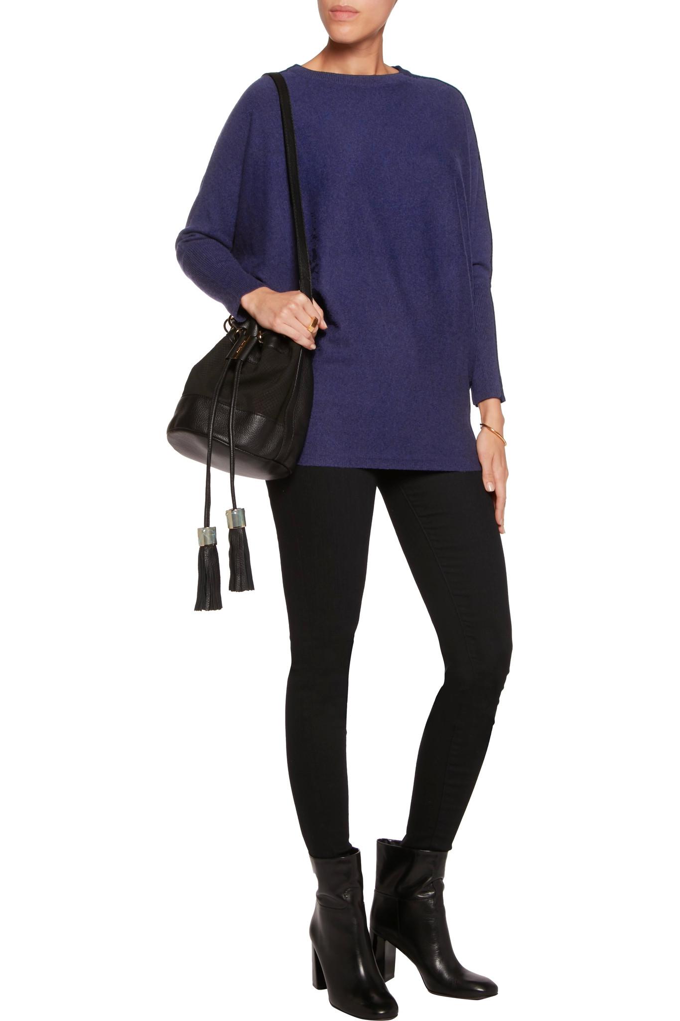 Lyst - N.Peal Cashmere Cashmere Sweater in Blue