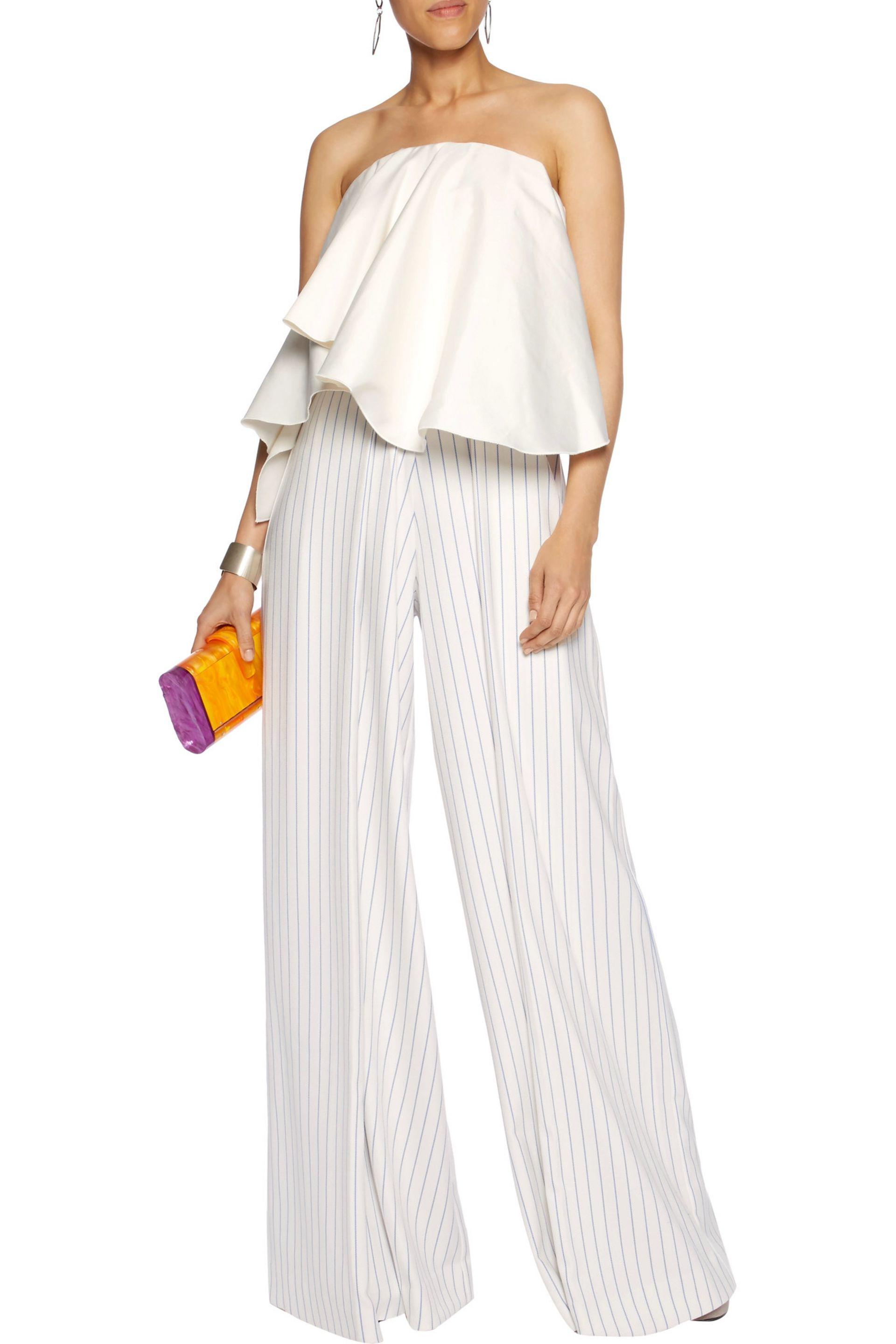 solace london white jumpsuit