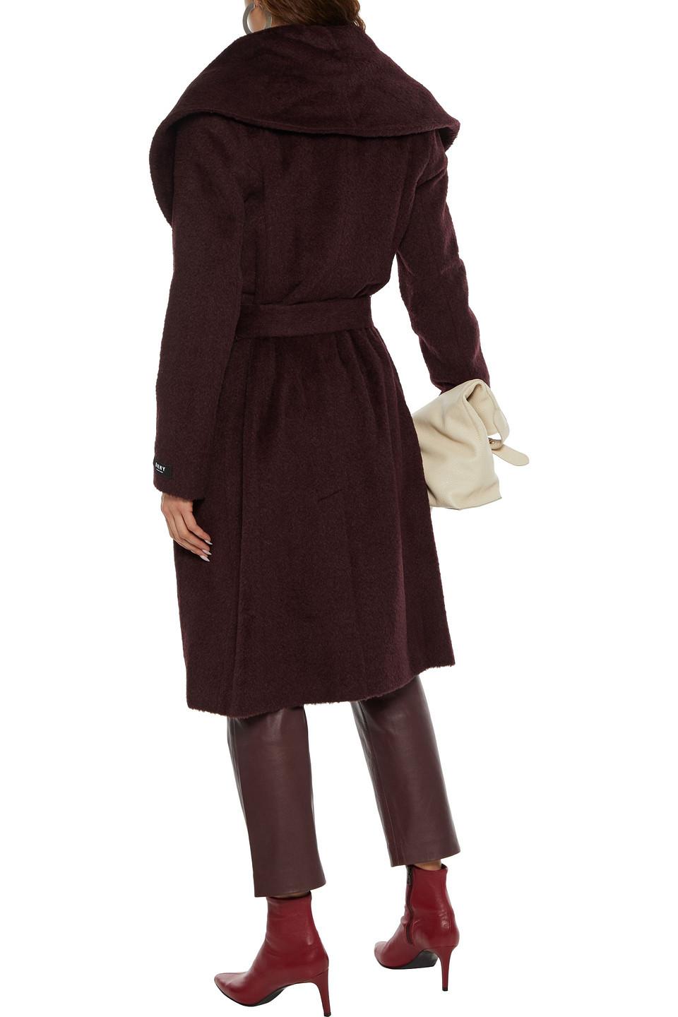 Dkny alpaca sale coat
