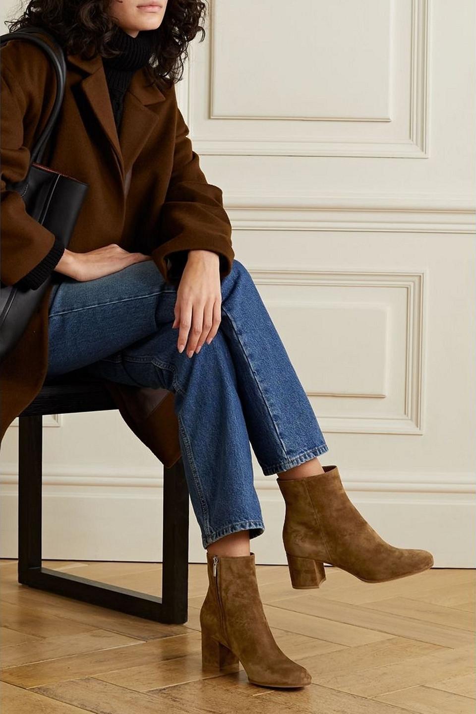 Chelsea Boots Gianvito Rossi Brown Suede Boots Gianvito Rossi