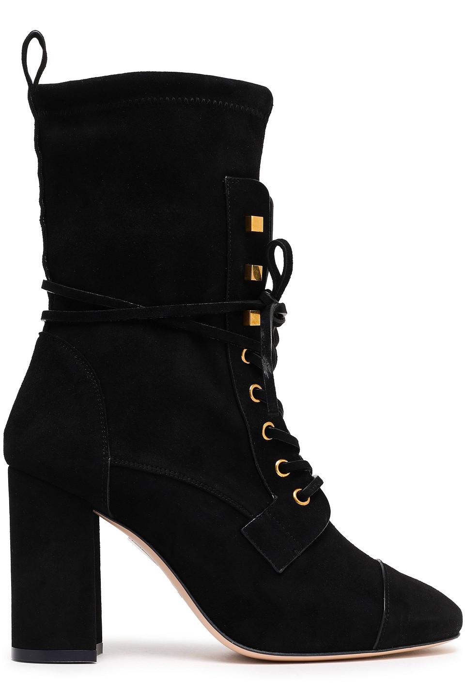 stuart weitzman lace up boot