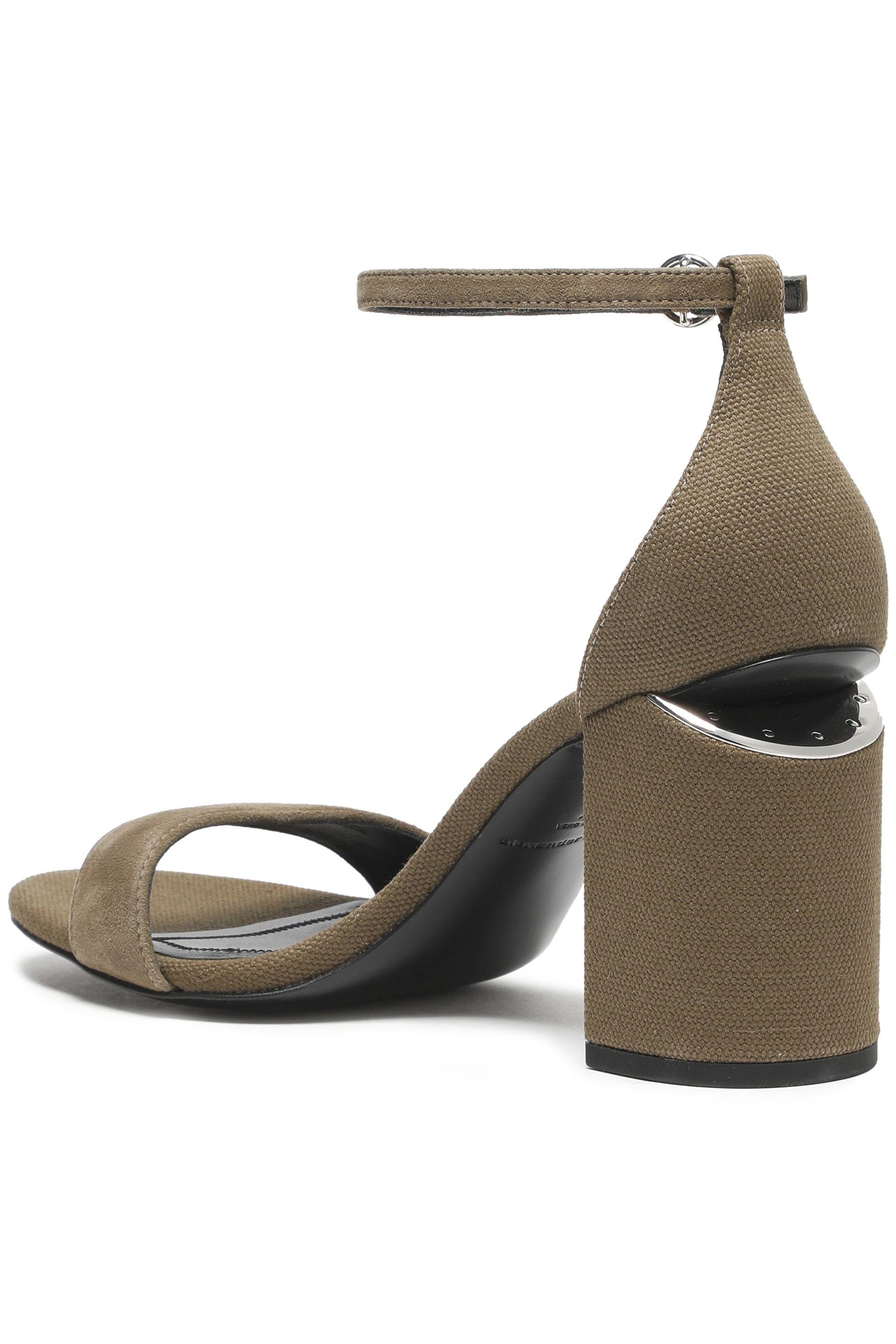 Alexander Wang Abby Suede And Canvas 