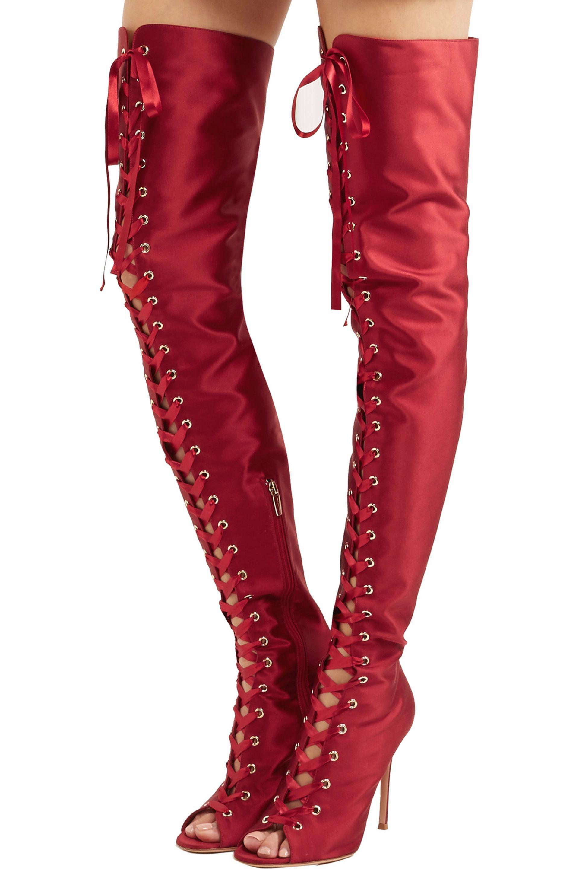 gianvito rossi boots lace up