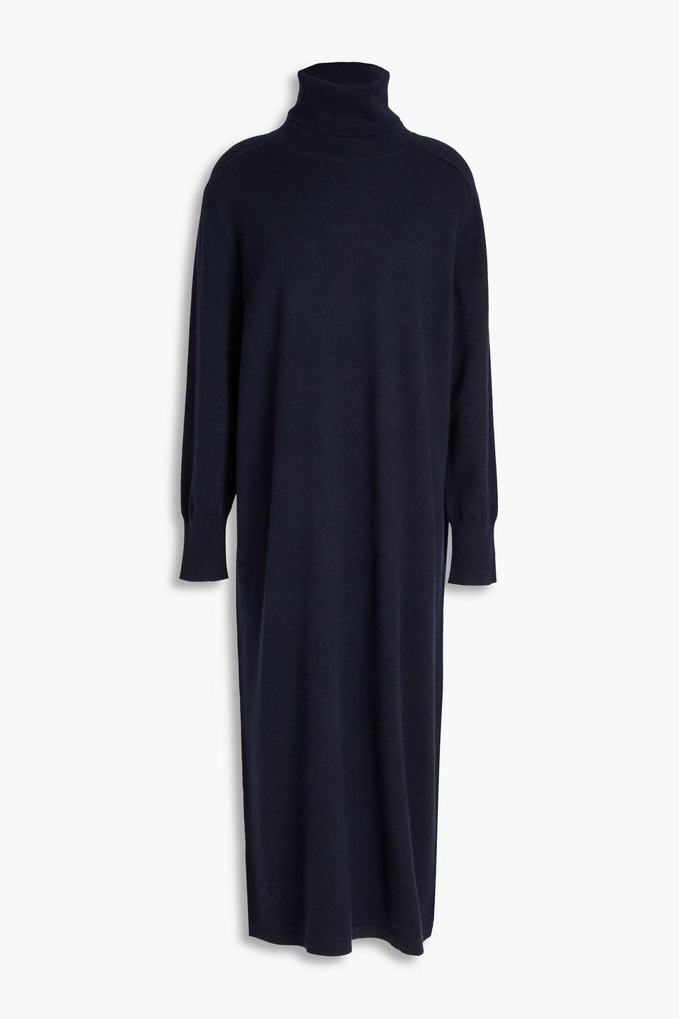 lily midi dress in cashmere blue arch4 Lily Cashmere Midi Dress in Blue