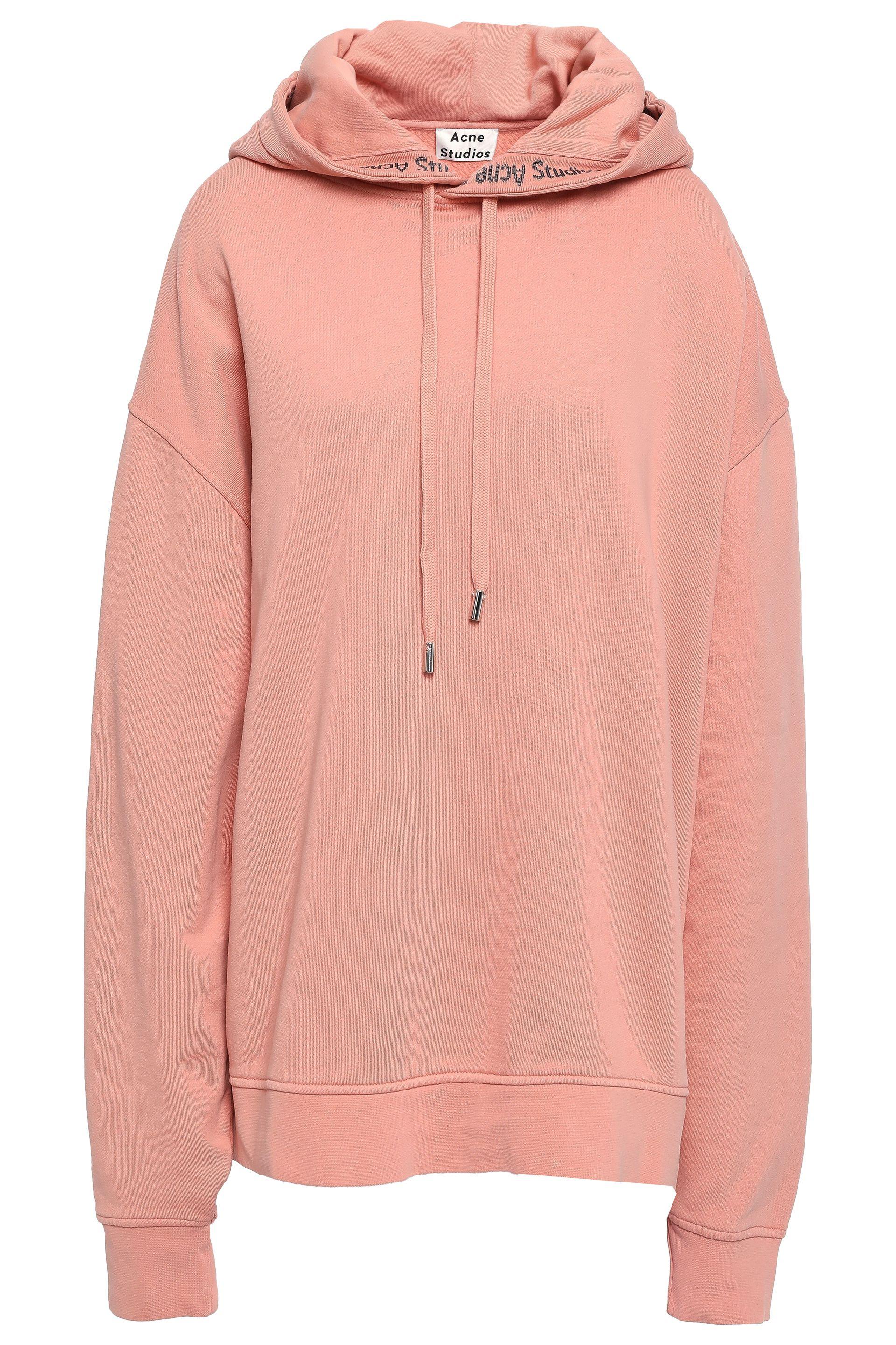 acne peach hoodie