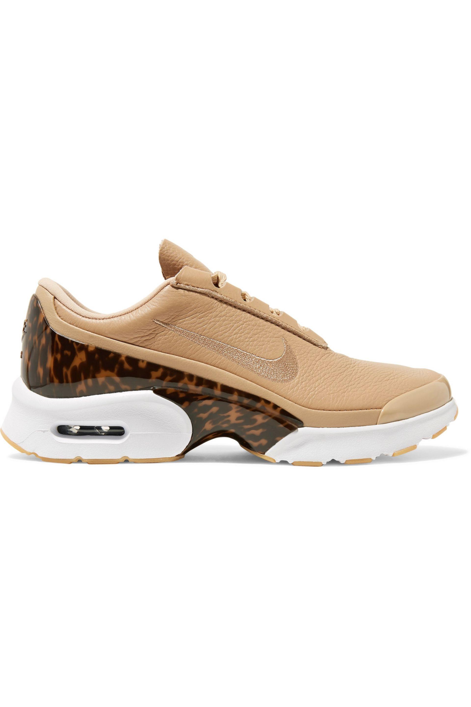Varios Embotellamiento pobreza Nike Air Max Jewell Lx Leather And Tortoiseshell Plastic Sneakers in  Natural | Lyst
