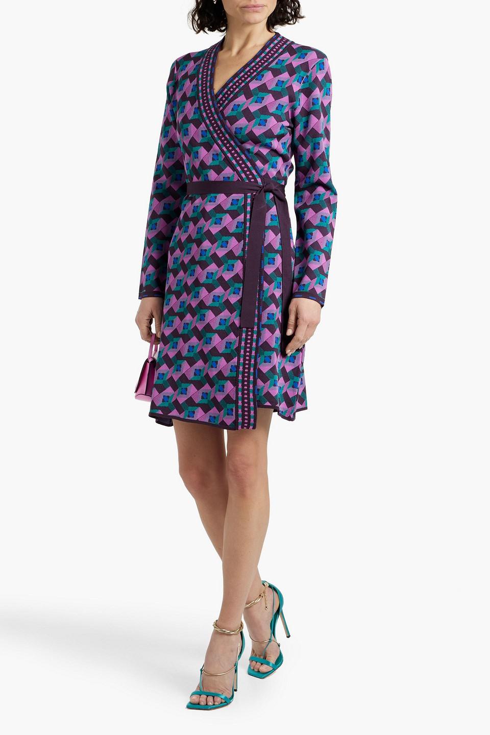 【DIANE VON FURSTENBERG】クレープ ミニワンピース Bobbie Wrap Top – Diane von Furstenberg