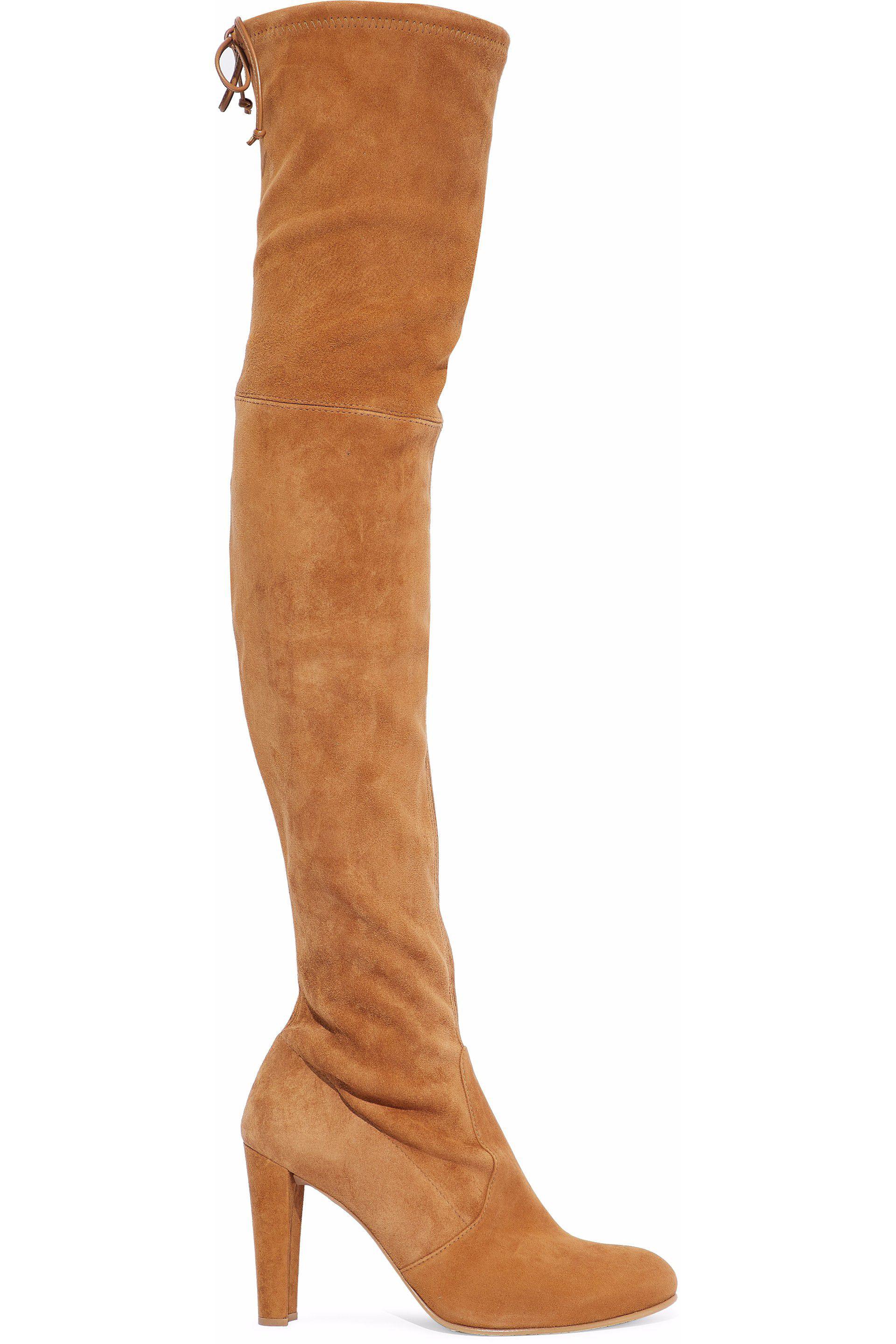camel over the knee boots