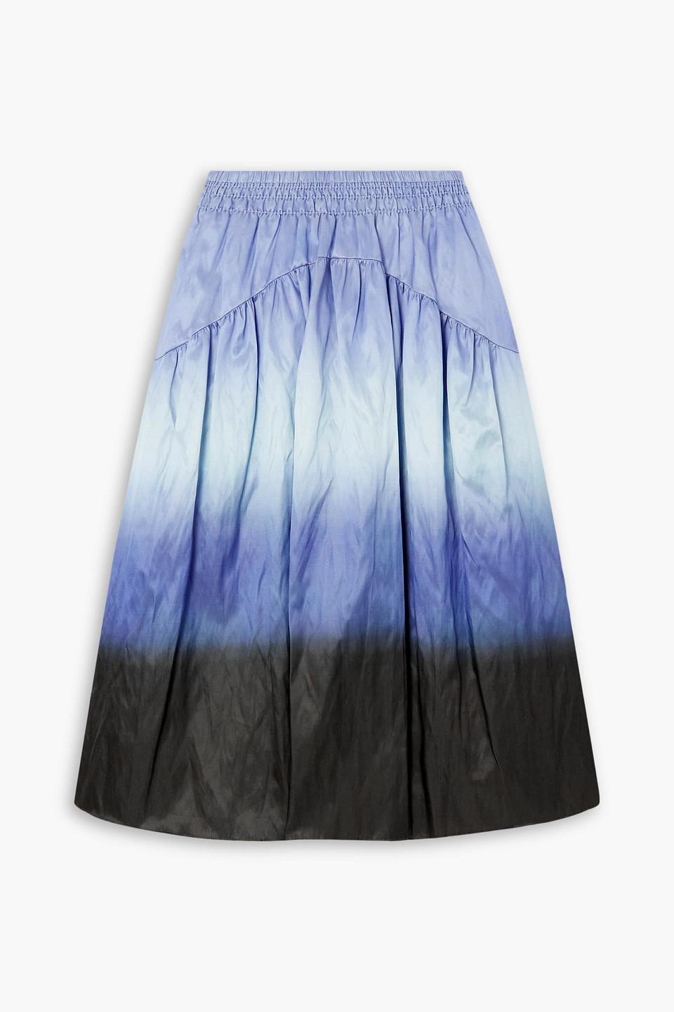 Burberry blue ombre skirt hotsell