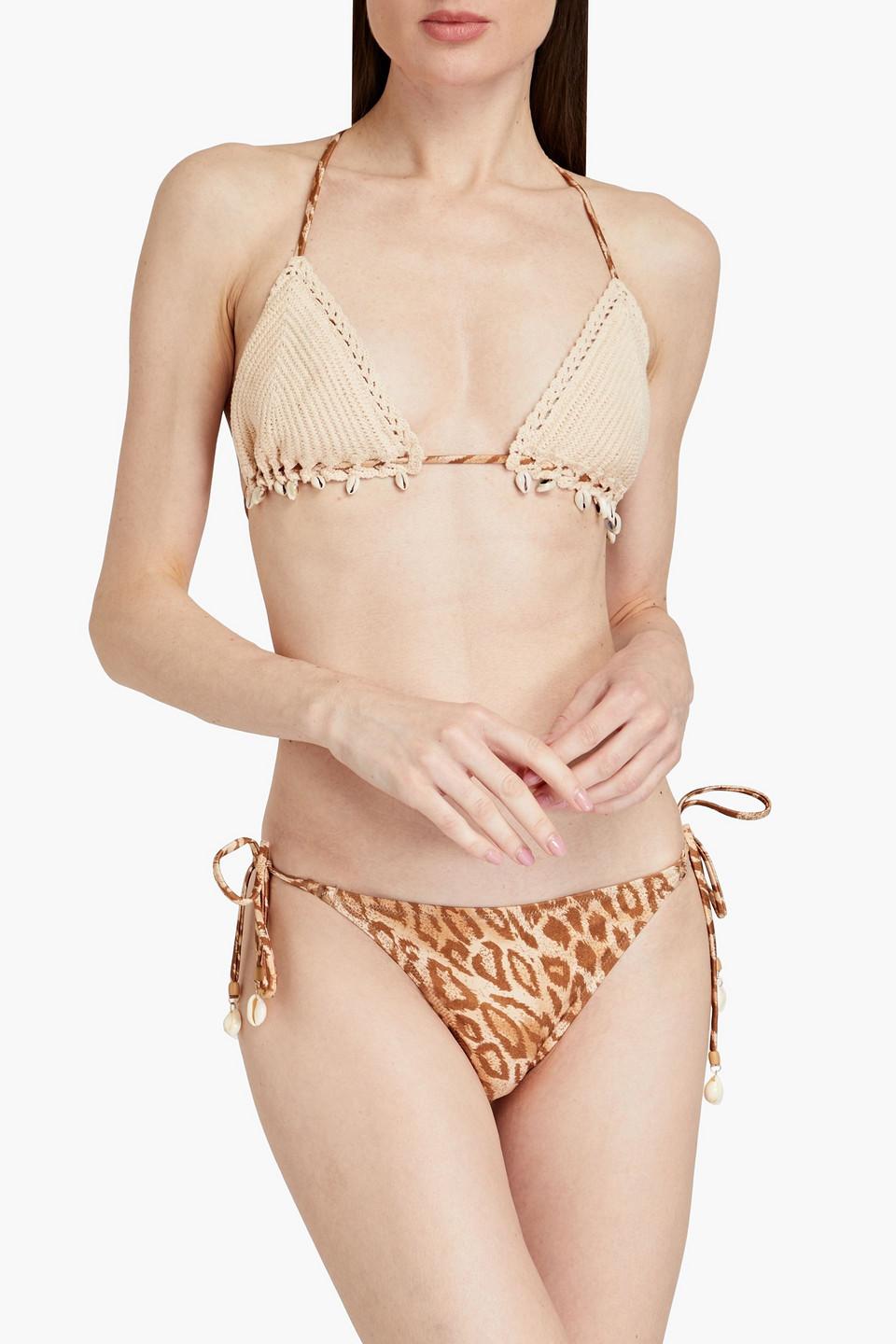 Zimmermann cheap leopard bikini