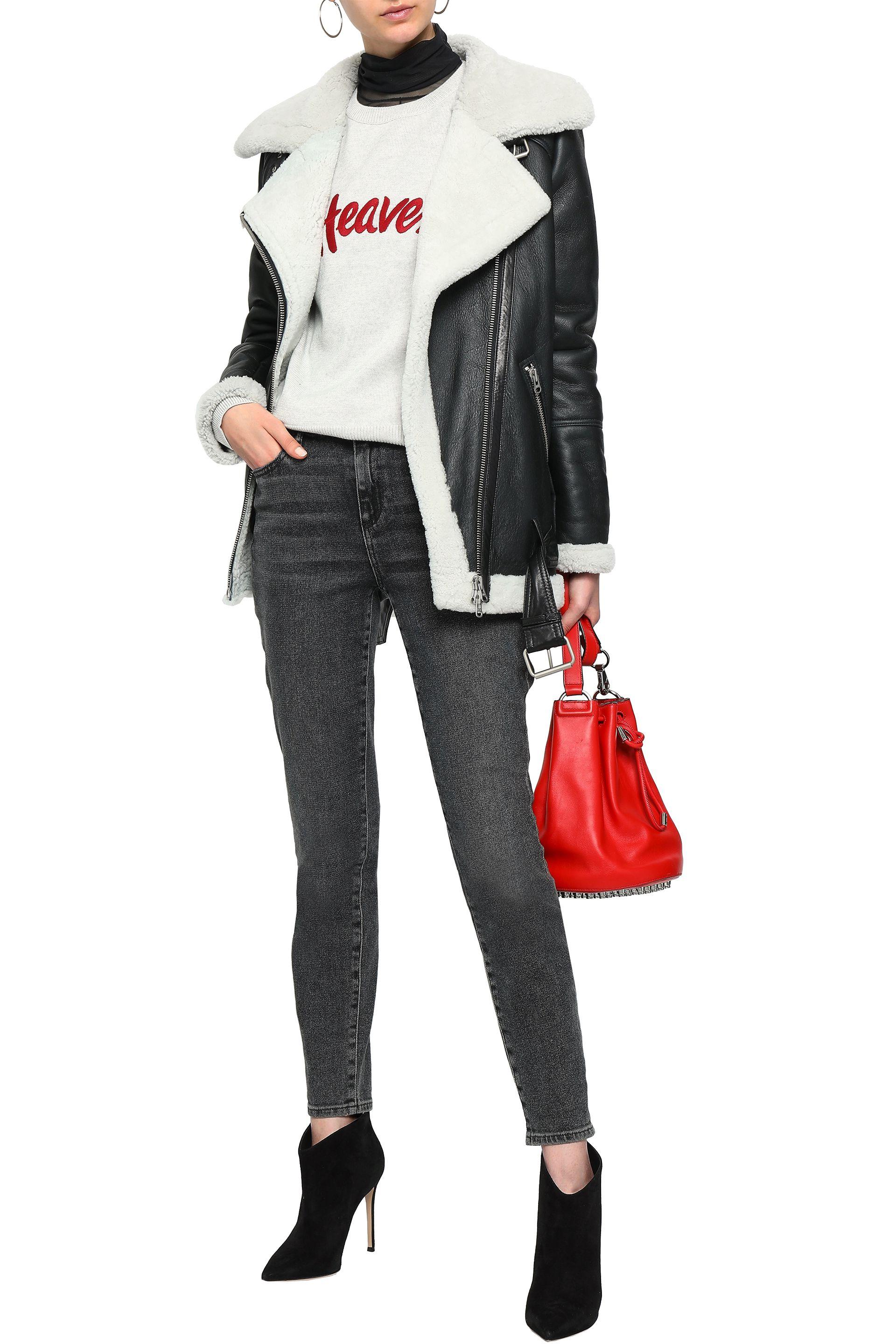 muubaa shearling jacket