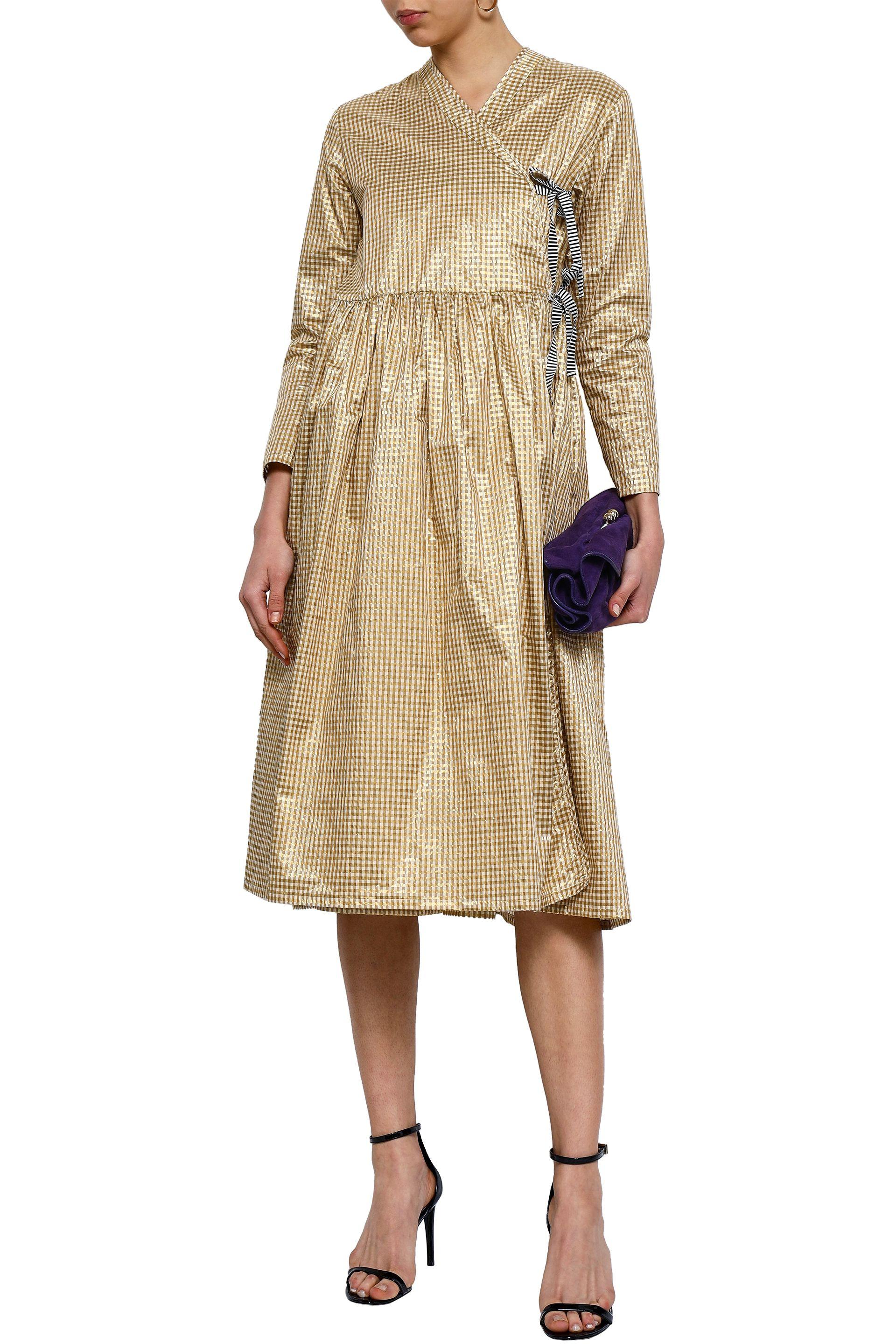 shrimps gingham dress