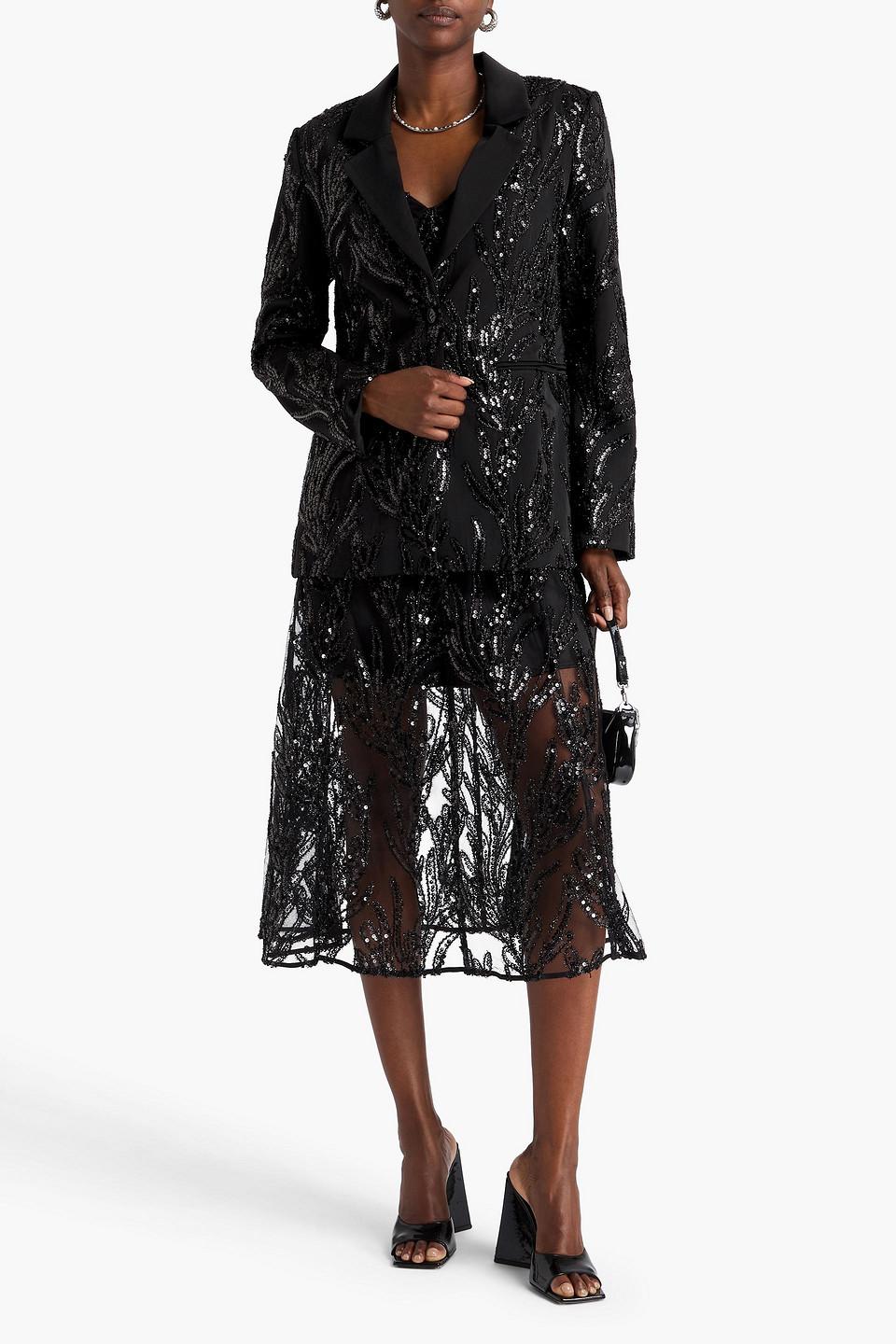 Isolde Sequin Top With Blazer Isolde Blouse Top Kelly Green