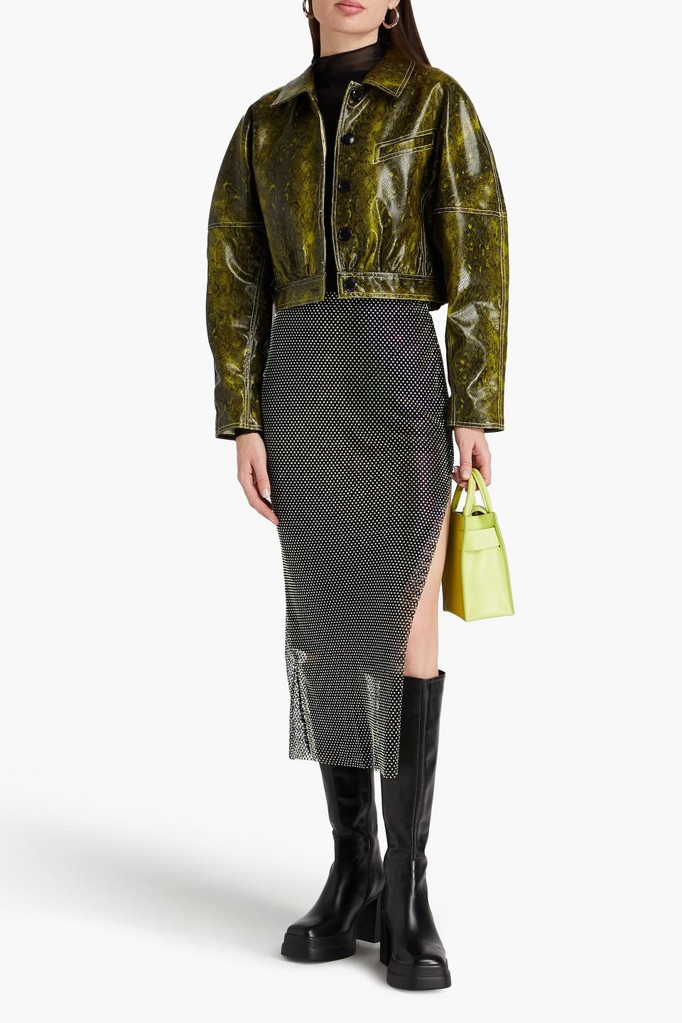 Women s Ganni Leather jackets from C 512 Lyst Canada