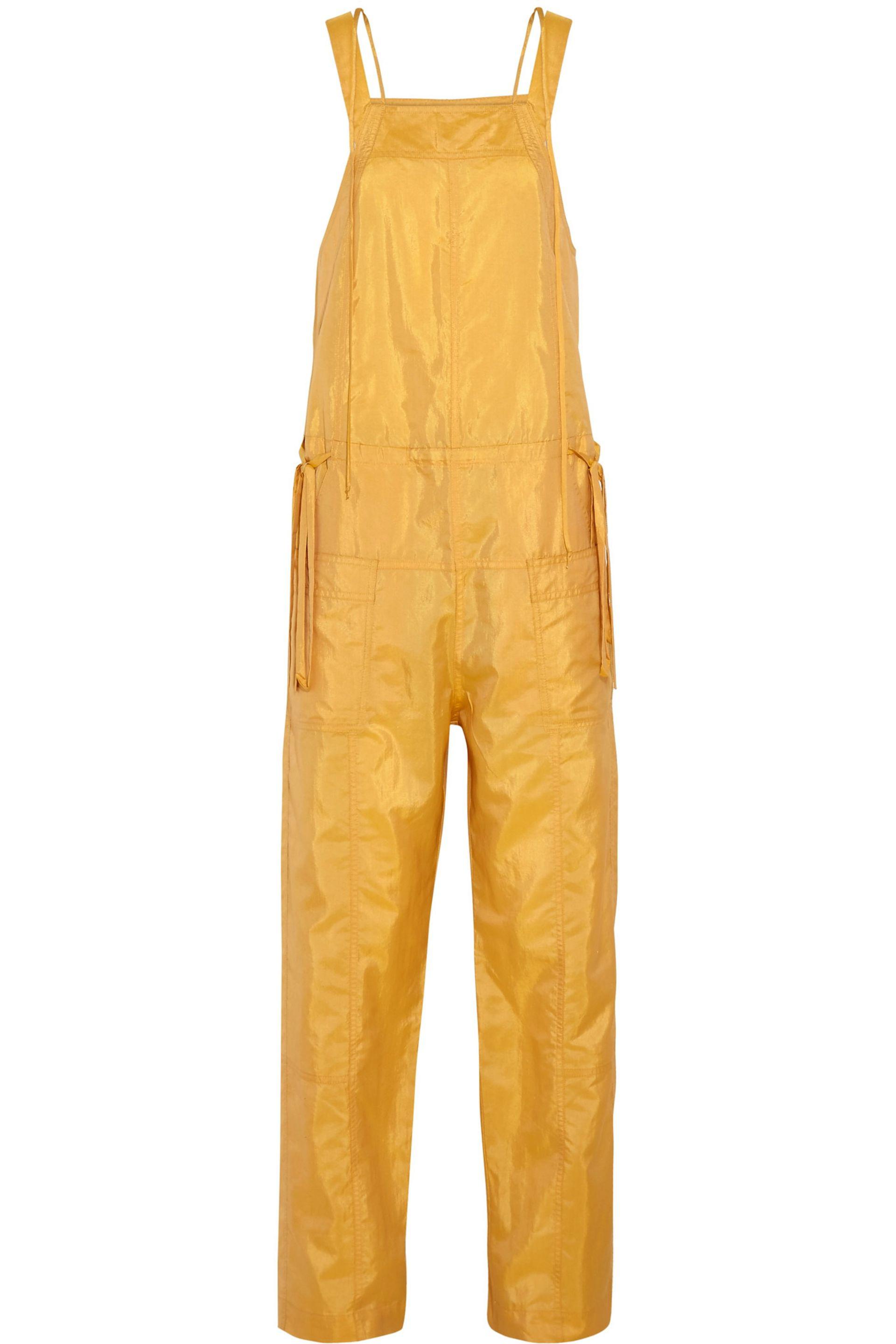 pastel yellow jumpsuit