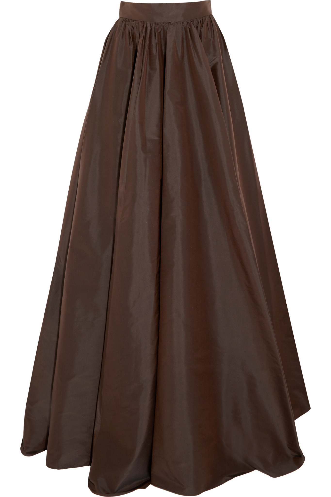 Brown Taffeta Skirt 14
