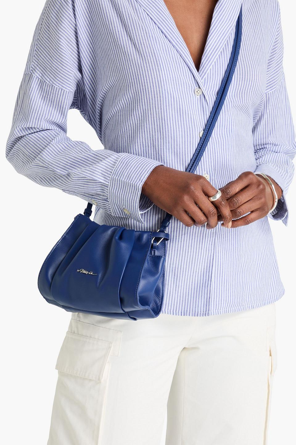 セール 3.1 Phillip Lim 編み込みレザー バケット バッグ ブルー Women's 3.1 Phillip Lim Bags Sale | Up to 70% Off | THE OUTNET