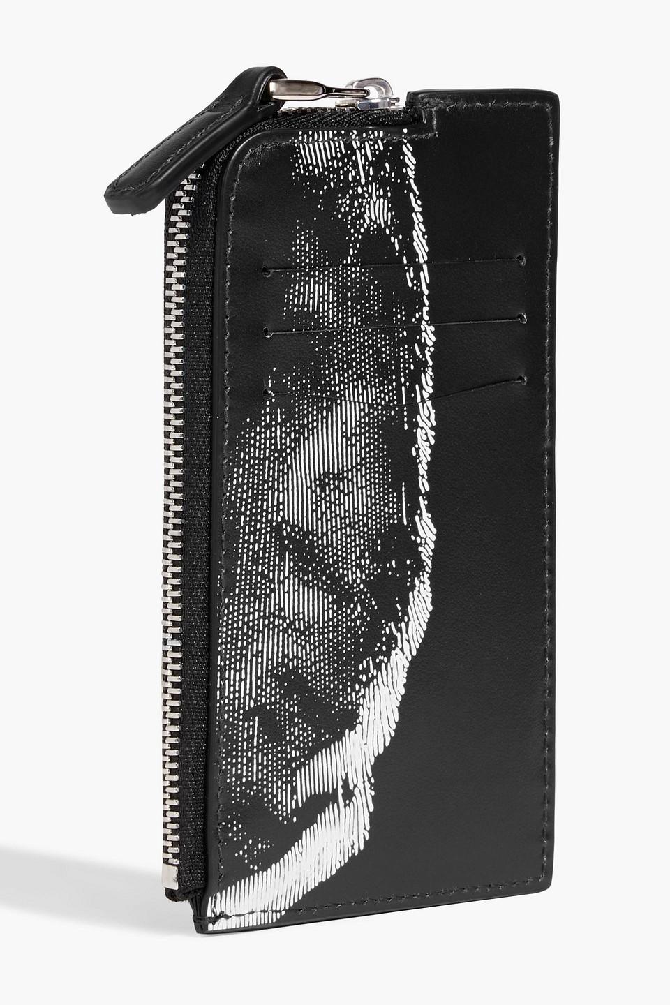 dunhill Printed Leather Cardholder in Black for Men | Lyst