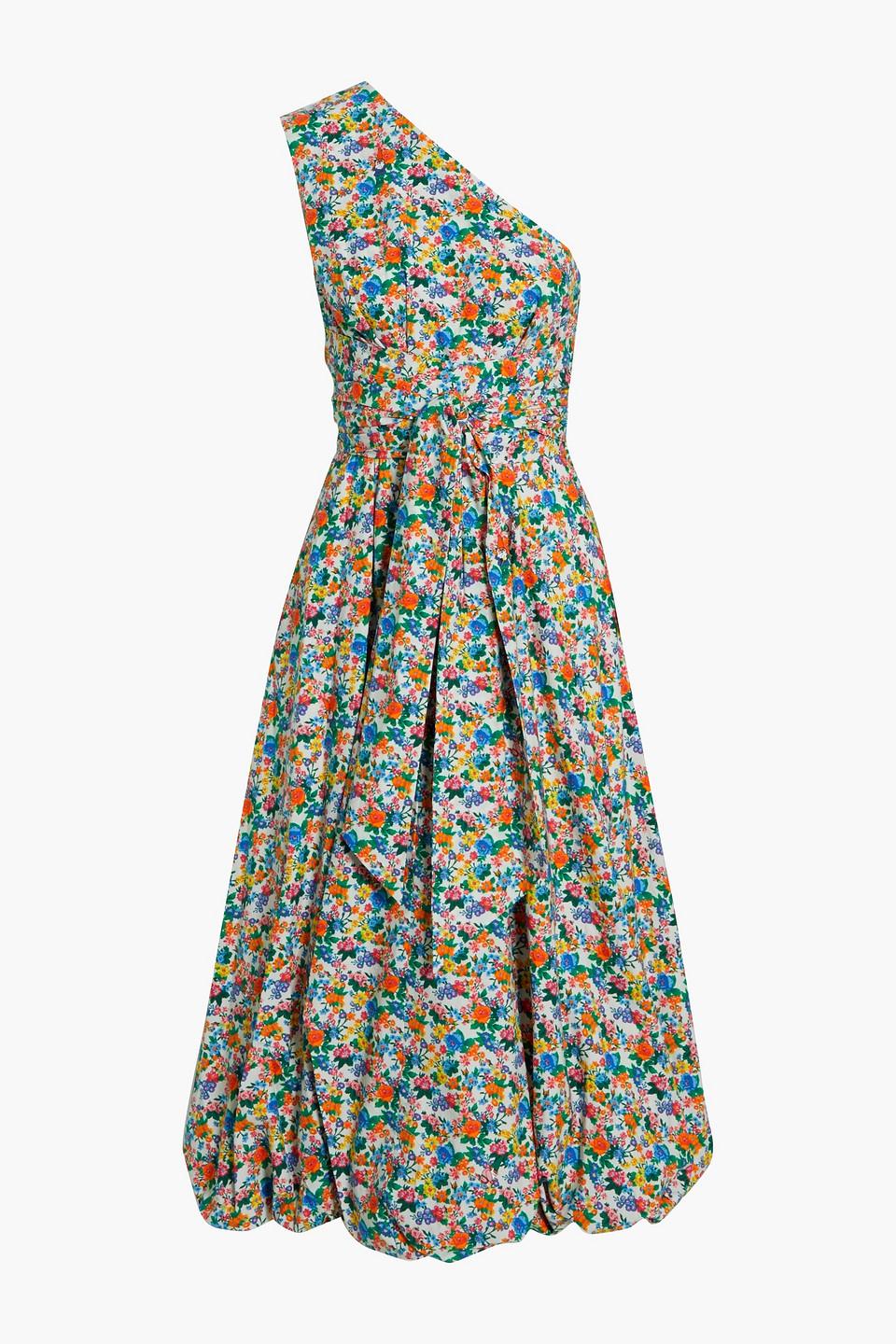 Tibi one shoulder dress top